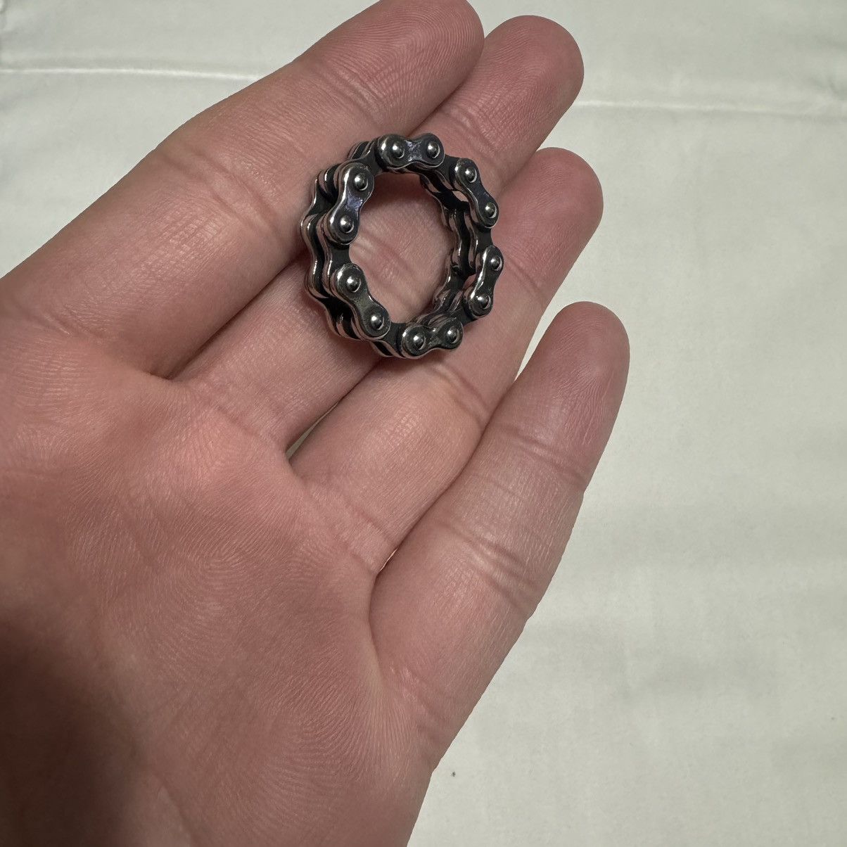 Other Silver stainless steel chain ring Size ONE SIZE - 5 Thumbnail