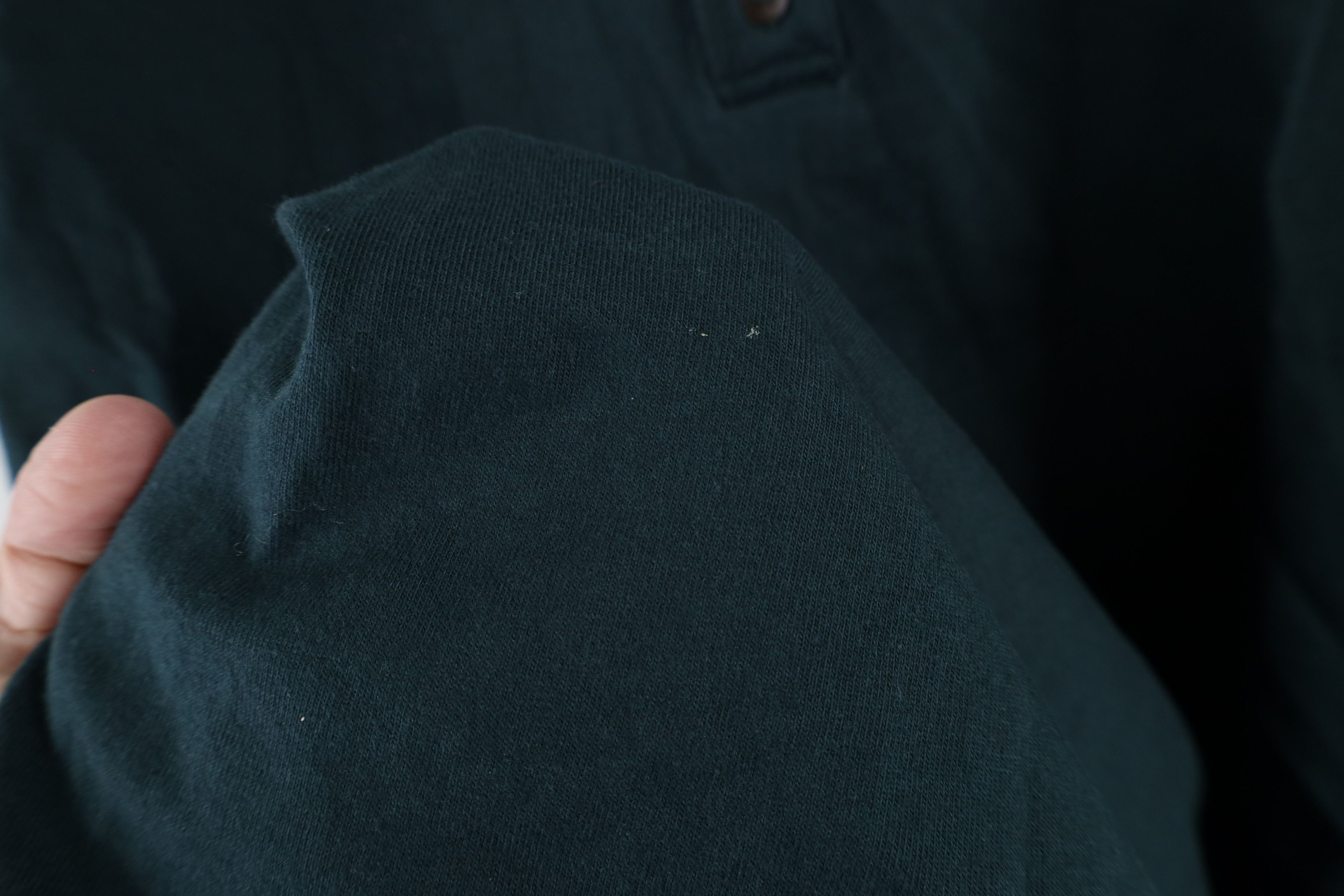 L.L. Bean × Vintage Vintage 90s LL Bean Blank Long Sleeve Henley T-Shirt Green Size US XL / EU 56 / 4 - 8 Thumbnail