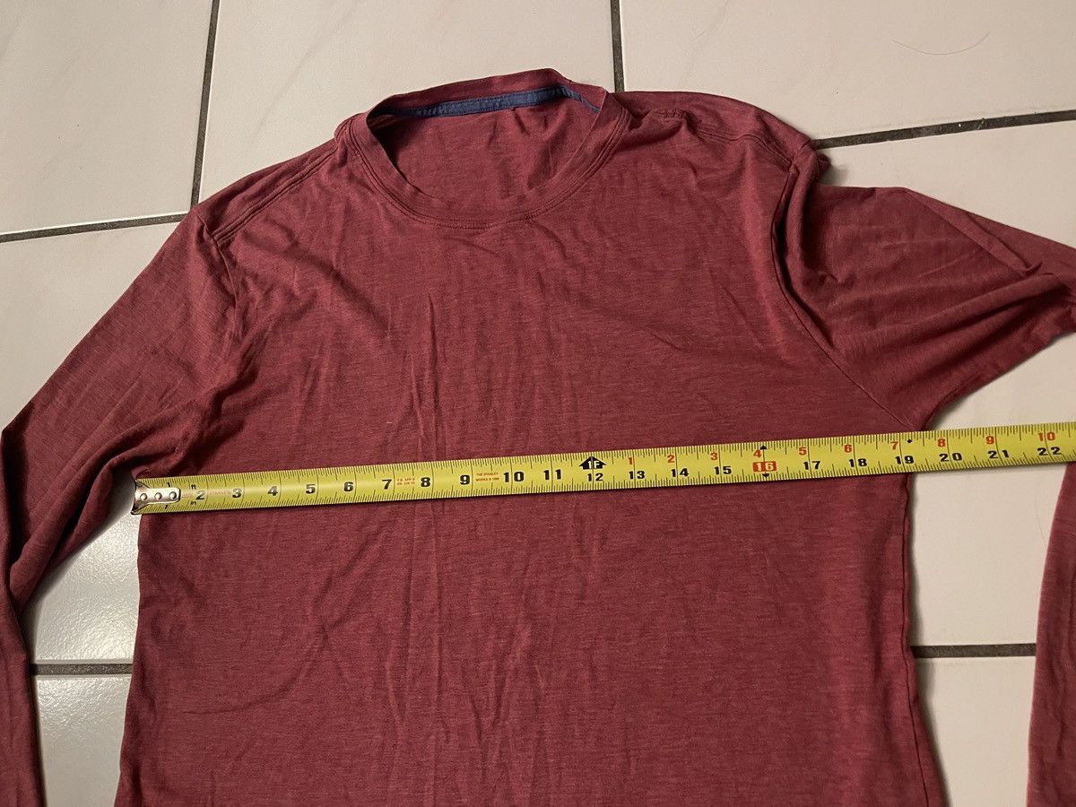 Lululemon Lululemon Mens Red Crew Neck Activewear Top Size Medium Size US M / EU 48-50 / 2 - 6 Thumbnail