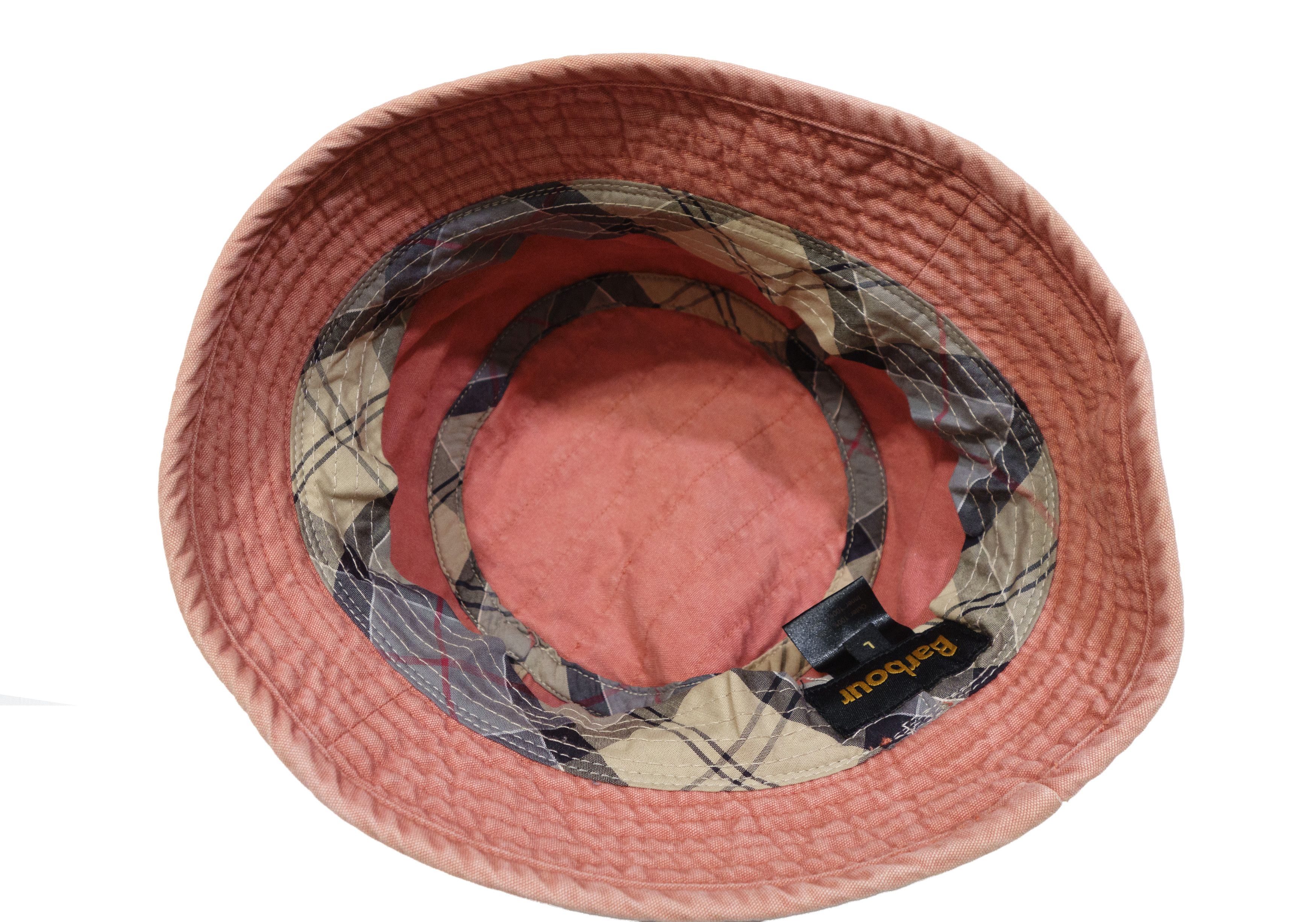 Barbour Olivia Logo Bucket Hat Tartan Lining Size ONE SIZE - 4 Thumbnail