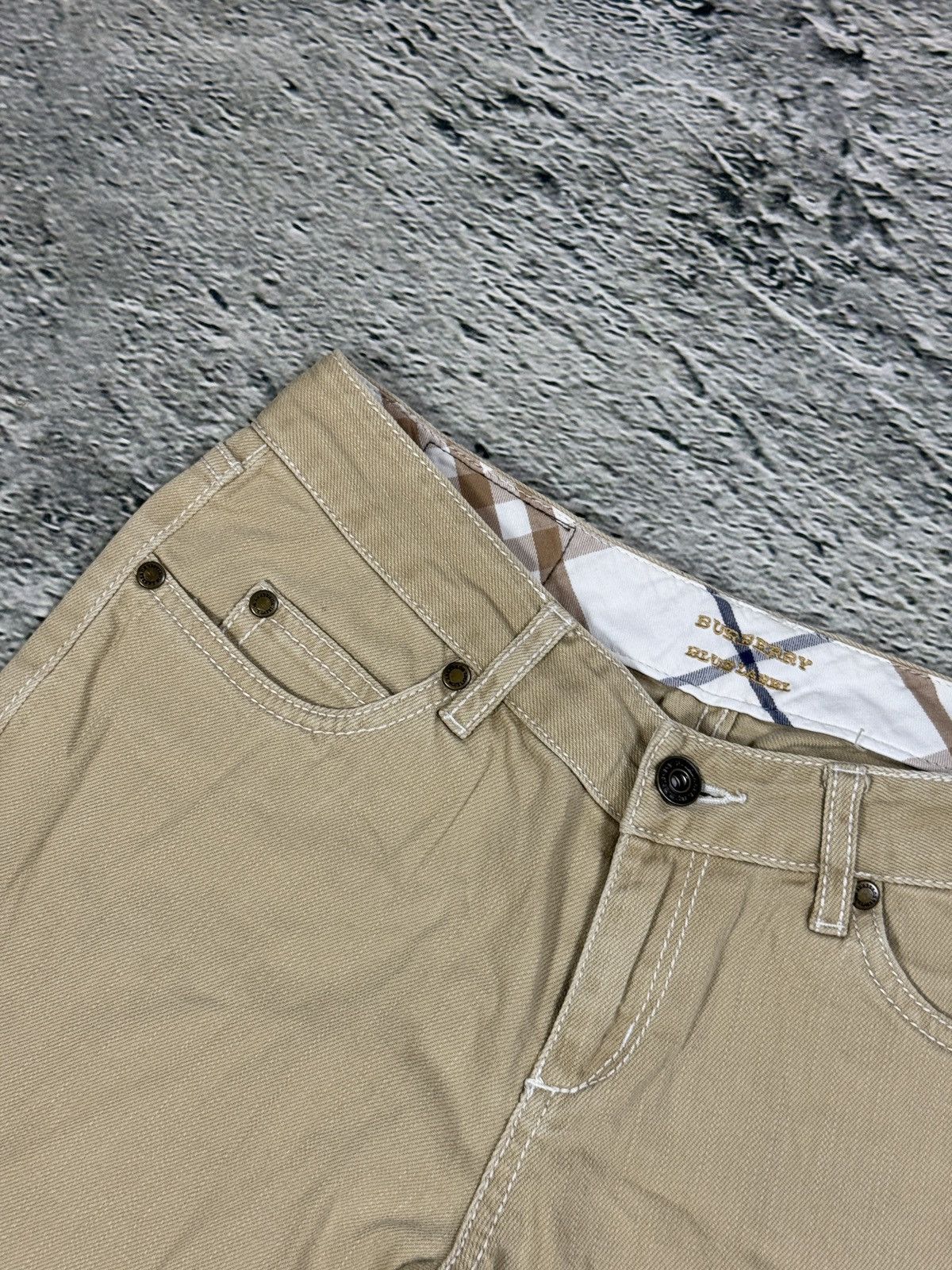Burberry Burberry flared jeans beige blue label japanese Y2K Size 25" / US 0 / IT 36 - 6 Thumbnail