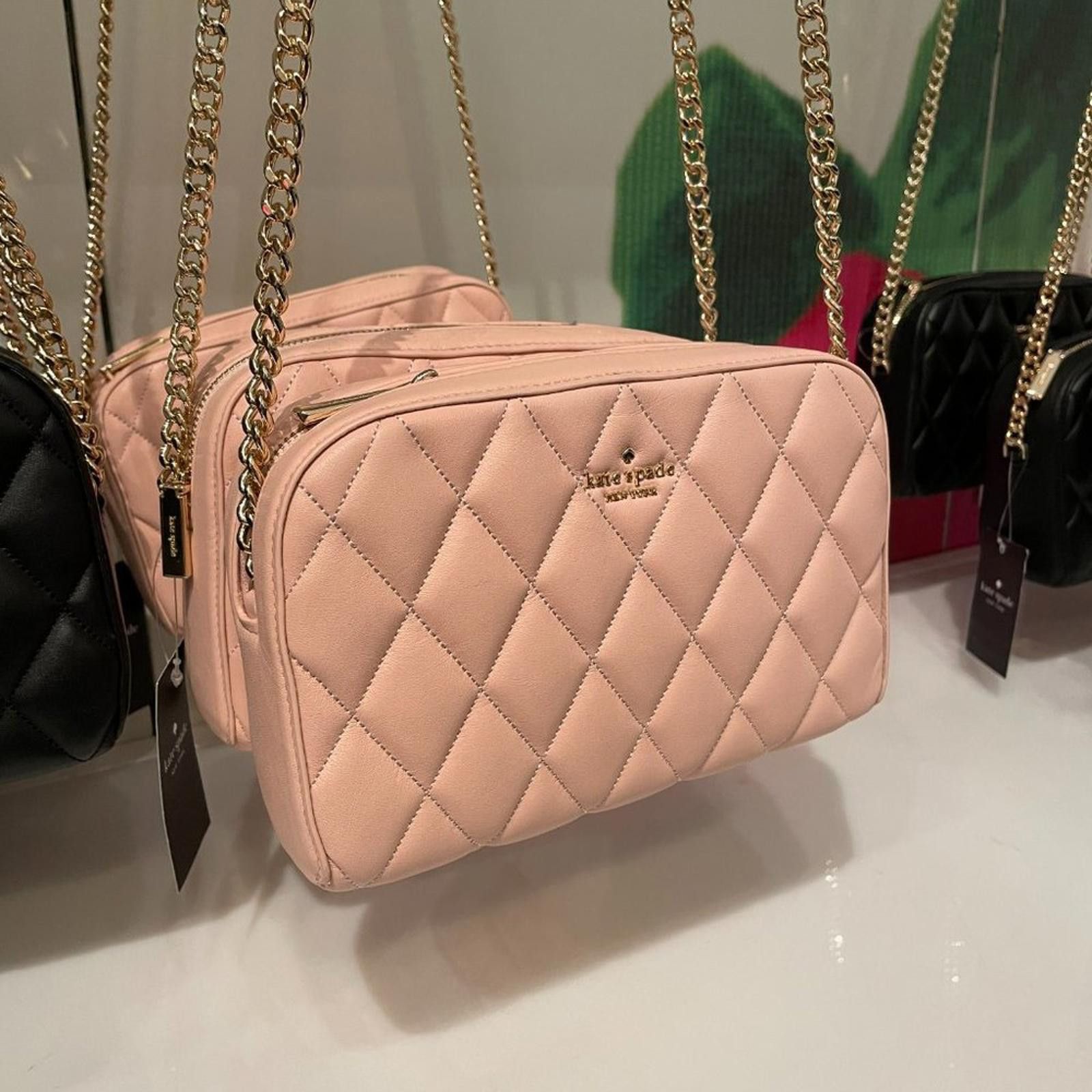 Other NWT kate spade Carey Smooth Quilted Leather Mini Camera Bag Size ONE SIZE - 2 Thumbnail
