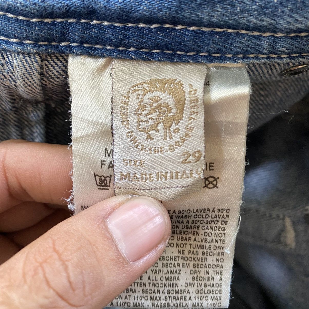Diesel Diesel Fatigue Ripped Jeans Size US 30 / EU 46 - 20 Thumbnail