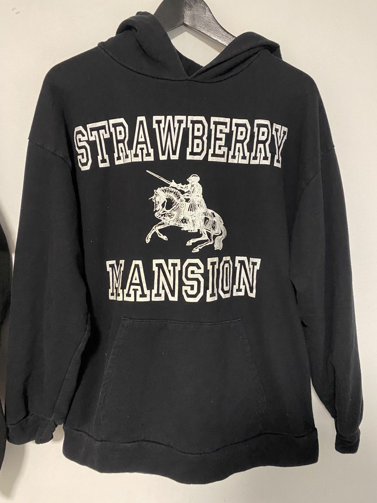 Pre-owned Unwanted Strawberry Mansion Hoodie Xl In Black