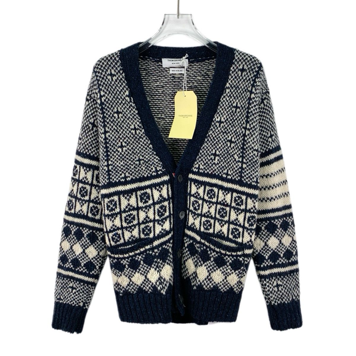 Thom Browne Thom Browne Long Sleeve Knit Cardigan K26WX Size M / US 6-8 / IT 42-44 - 1 Thumbnail