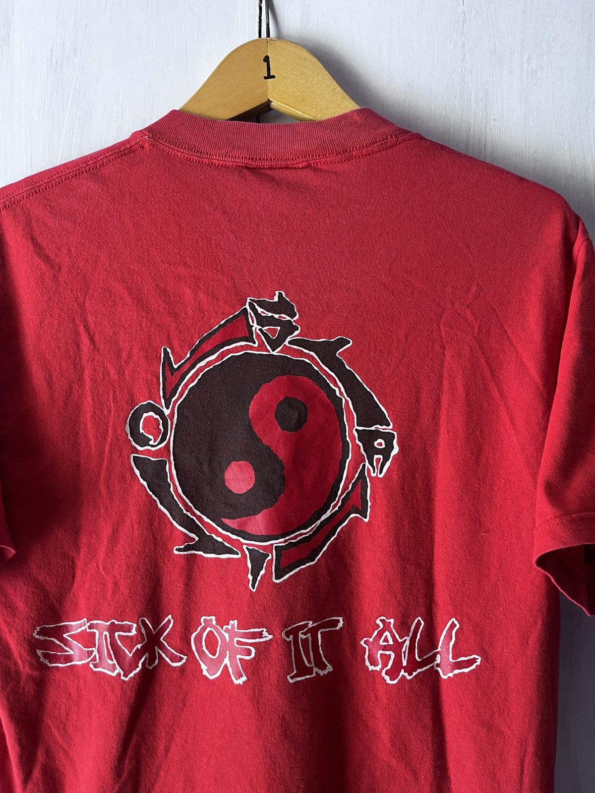 Band Tees SICK OF IT ALL 1990S VERY RARE Size US L / EU 52-54 / 3 - 6 Thumbnail