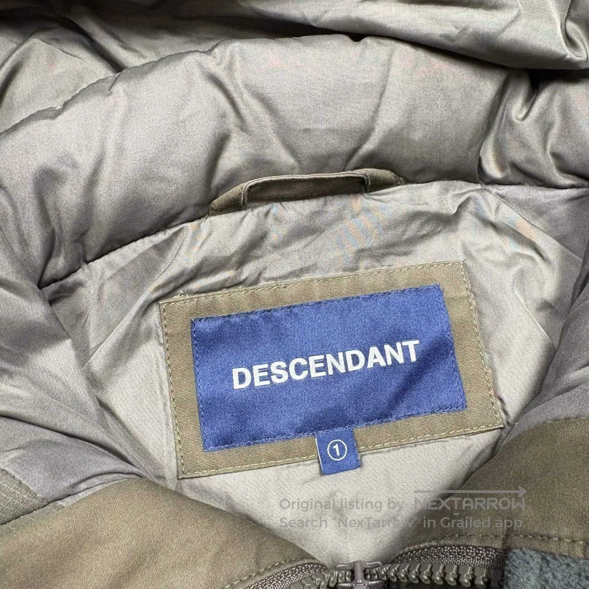 Descendant DESCENDANT Whale Logo Down Jacket. Size US S / EU 44-46 / 1 - 3 Thumbnail