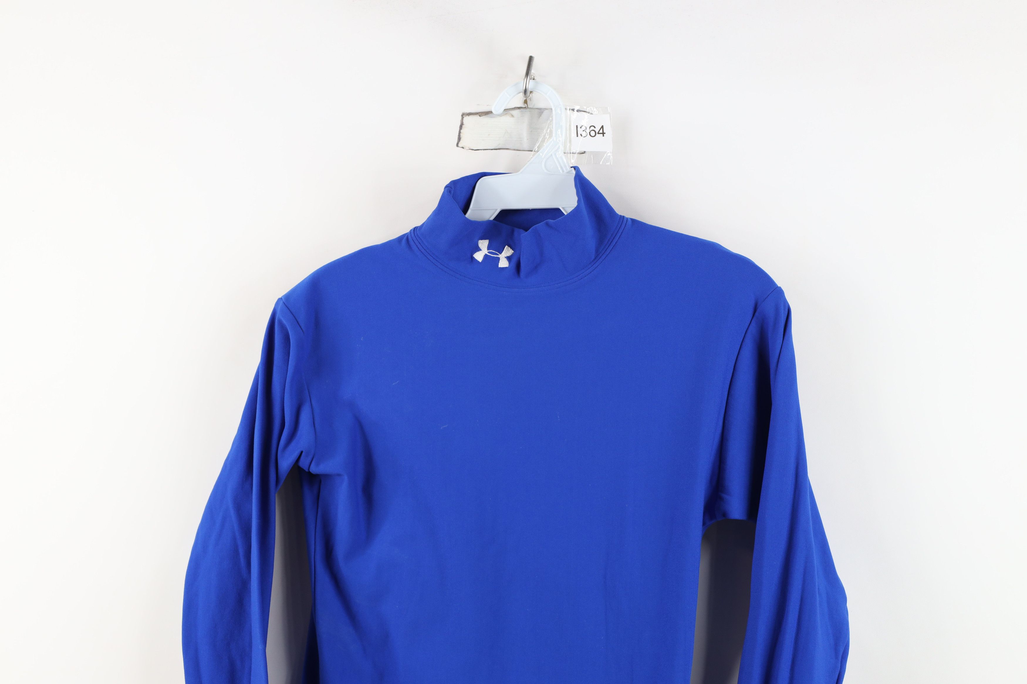 Under Armour Under Armour ColdGear Mock Neck Long Sleeve T-Shirt Blue Size US S / EU 44-46 / 1 - 2 Thumbnail