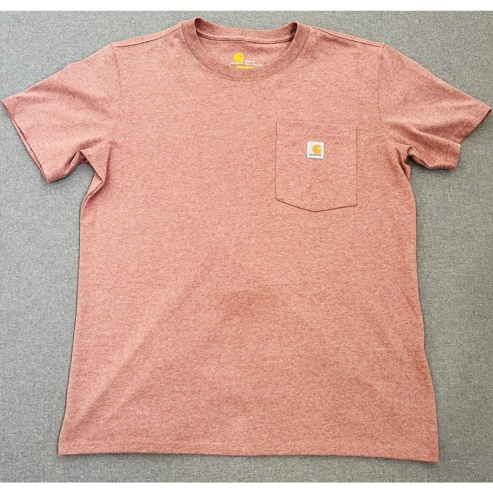 Carhartt Carhartt T-Shirt Mens Med Pink Short Sleeve CottonLogo Size US M / EU 48-50 / 2 - 1 Thumbnail