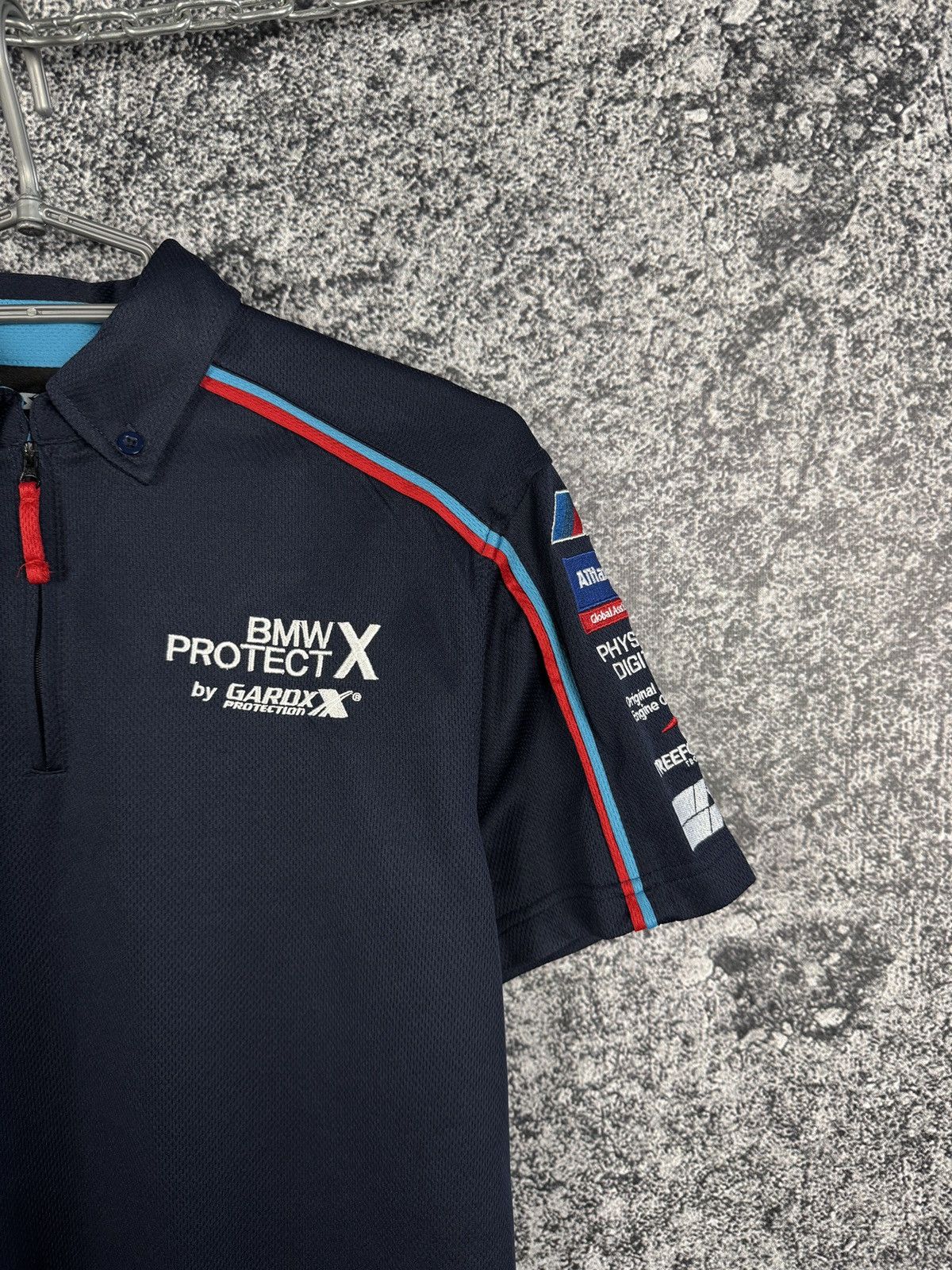 BMW Men’s WSR BMW Racing 1/4 Zip Polo Shirt Protect X Size S Size US S / EU 44-46 / 1 - 2 Thumbnail