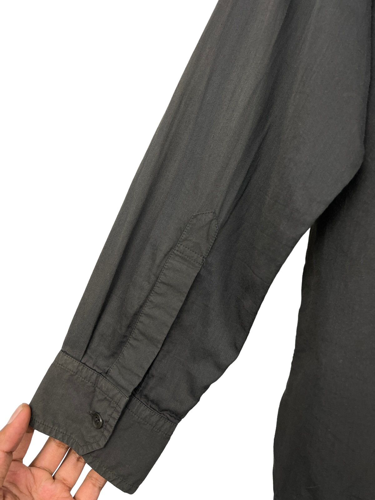 Y's Y’s Double Pocket Black Broad Shirts Size US L / EU 52-54 / 3 - 14 Thumbnail
