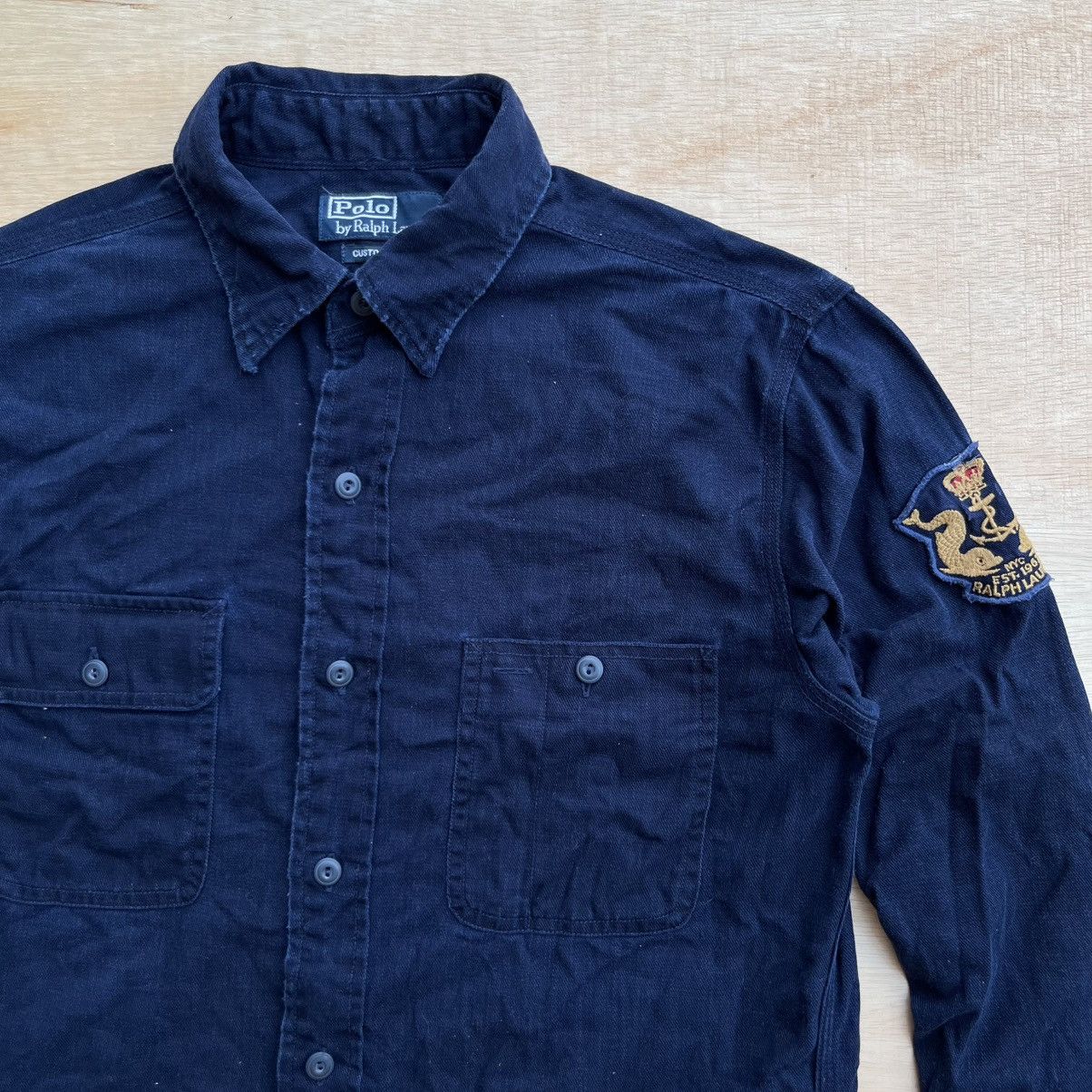 Polo Ralph Lauren POLO RL RALPH LAUREN VINTAGE STYLE WORK SHIRT 90s 20s Y2K Size US M / EU 48-50 / 2 - 3 Thumbnail