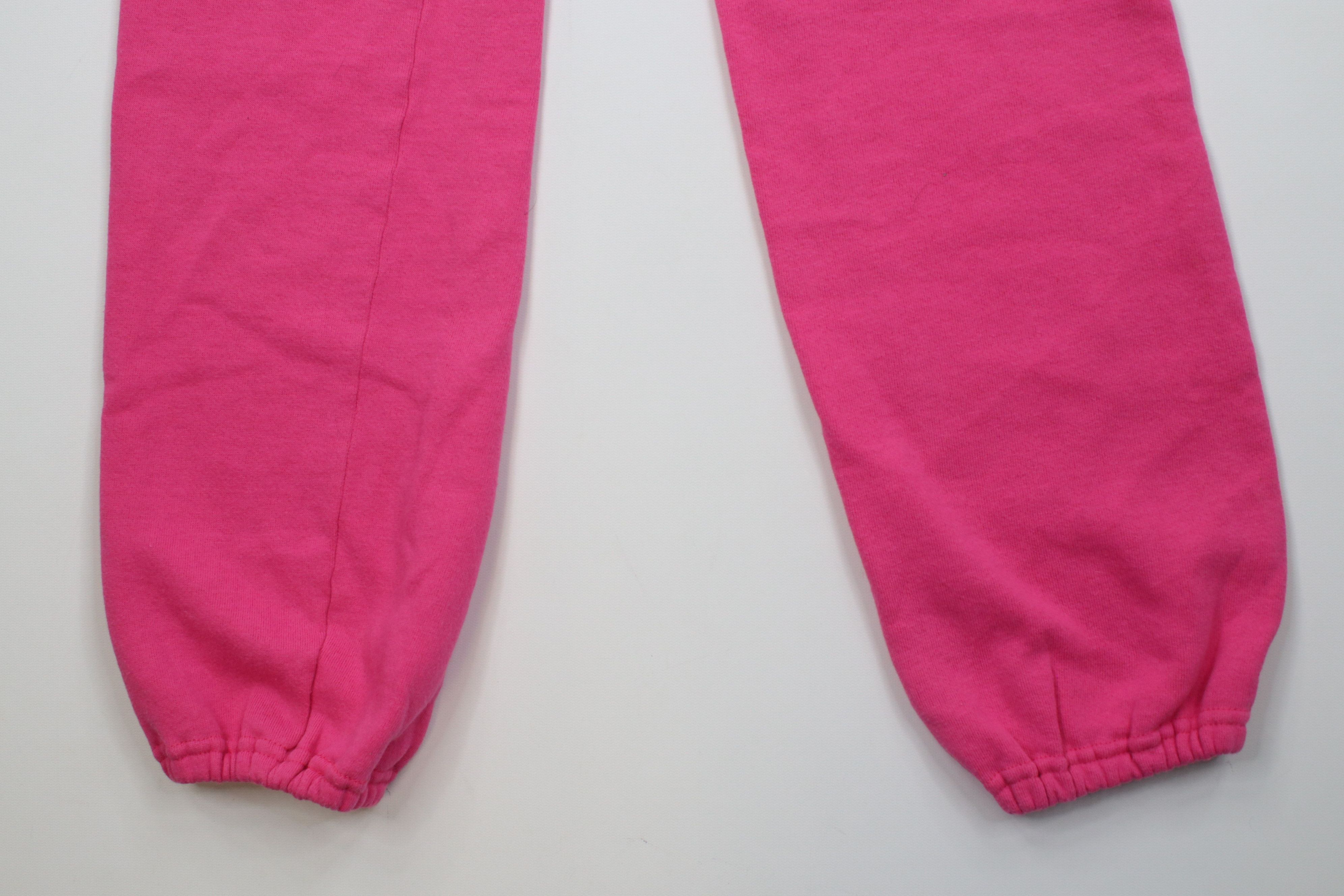 Vintage Vintage 70s 80s Streetwear Sweatpants Joggers Pink USA Size 25" / US 0 / IT 36 - 4 Thumbnail
