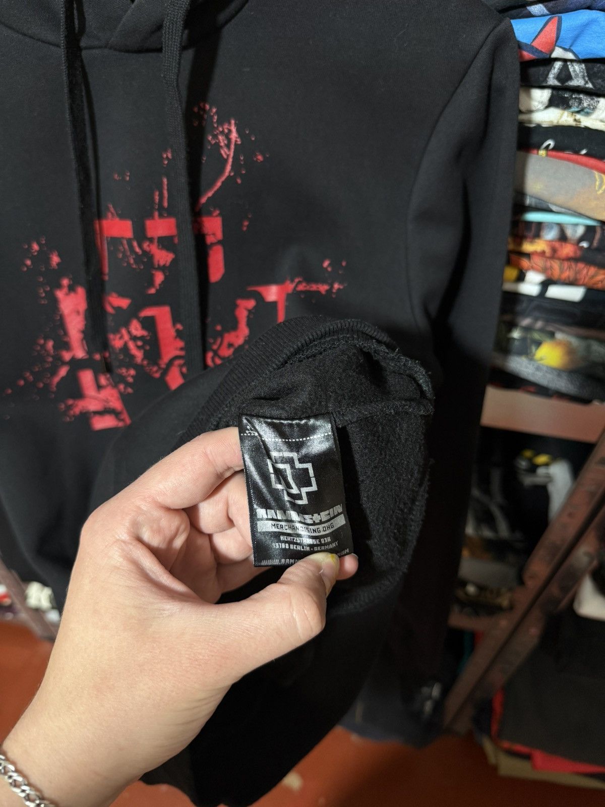 Band Tees × Vintage Vintage 2000’s Rammstein Mein Herz Brennt Band Retro Hoodie Size US S / EU 44-46 / 1 - 7 Thumbnail
