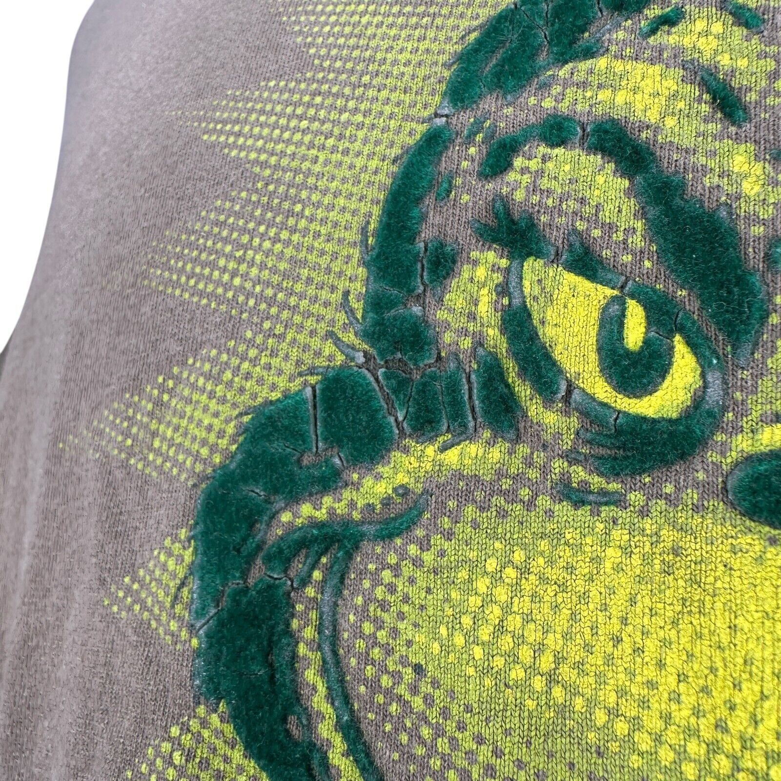 The Unbranded Brand Vintage Dr Seuss The Grinch T-Shirt Men Large Olive Green Size US L / EU 52-54 / 3 - 10 Thumbnail