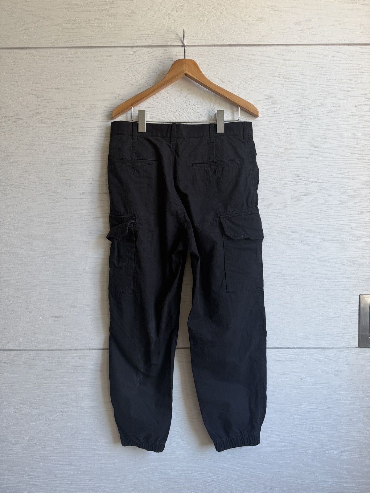 Comme des Garcons Homme Comme des Garcons Homme Black Cargo Pantd Size US 30 / EU 46 - 3 Thumbnail