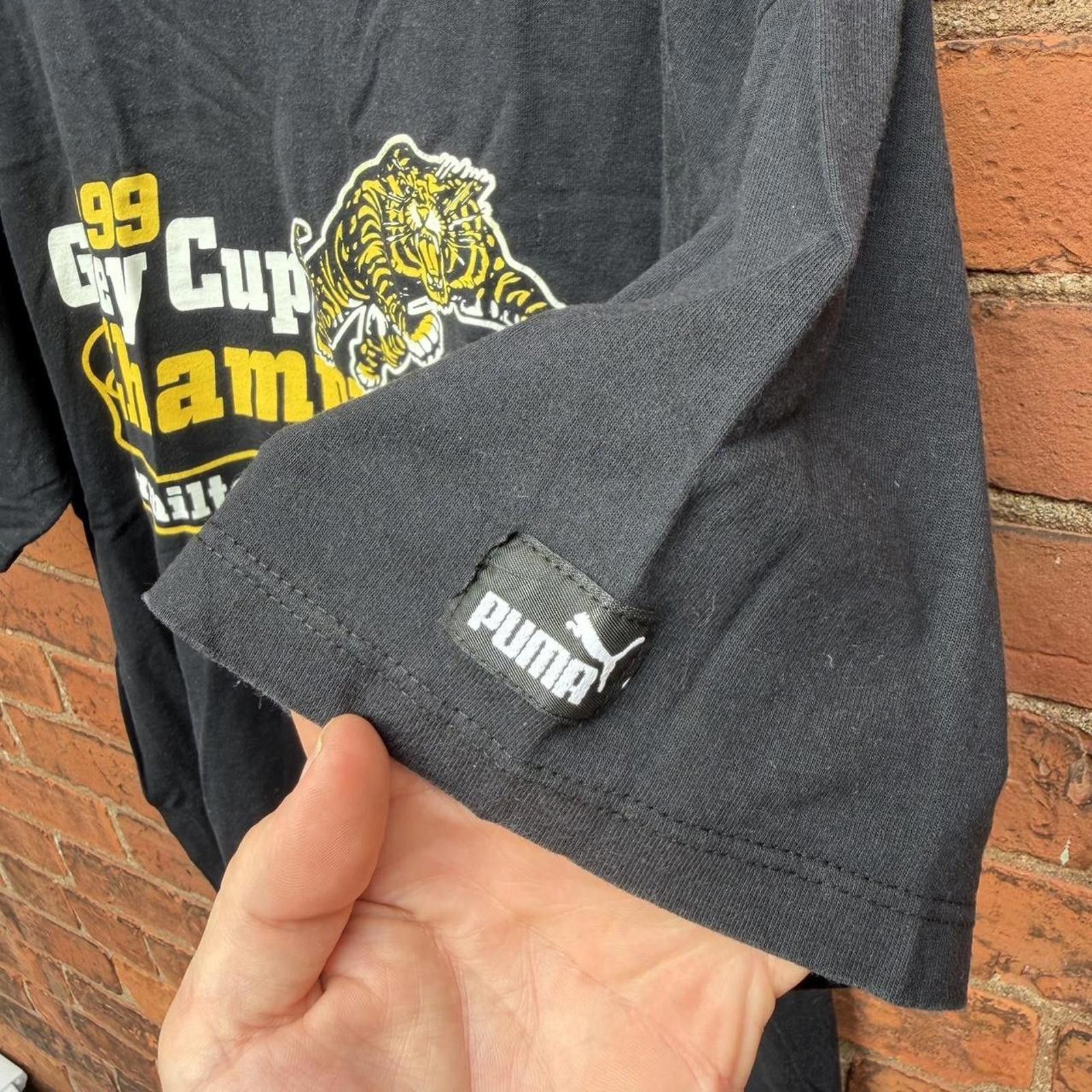 Puma Vintage Hamilton tiger cats grey cup champions t shirt 99 L Size US L / EU 52-54 / 3 - 3 Thumbnail