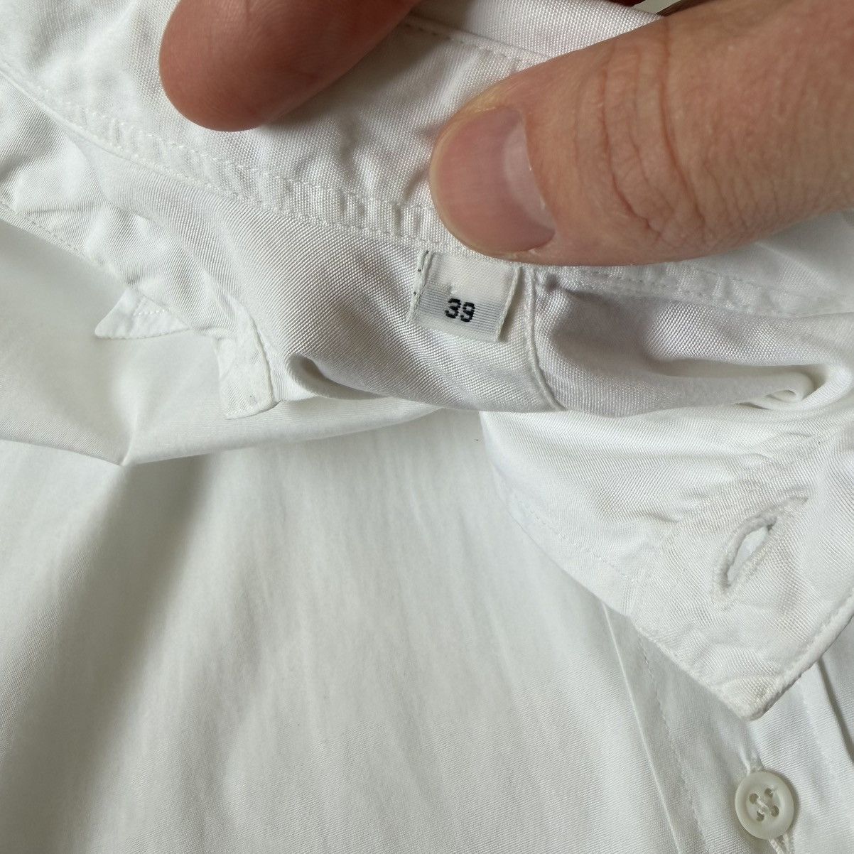 Jil Sander Late 2000s White Short Sleeve Shirt Size US M / EU 48-50 / 2 - 6 Thumbnail