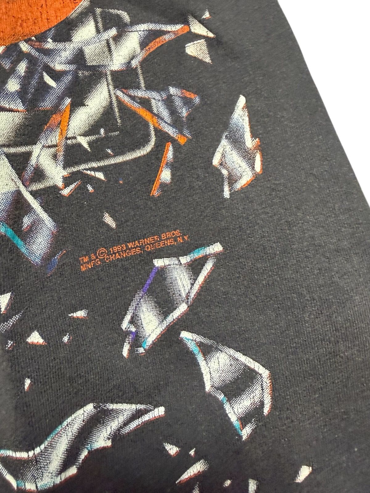 Tultex Vintage 1993 Tasmanian Devil Shattered Backboard Glass TEE Size US L / EU 52-54 / 3 - 3 Thumbnail