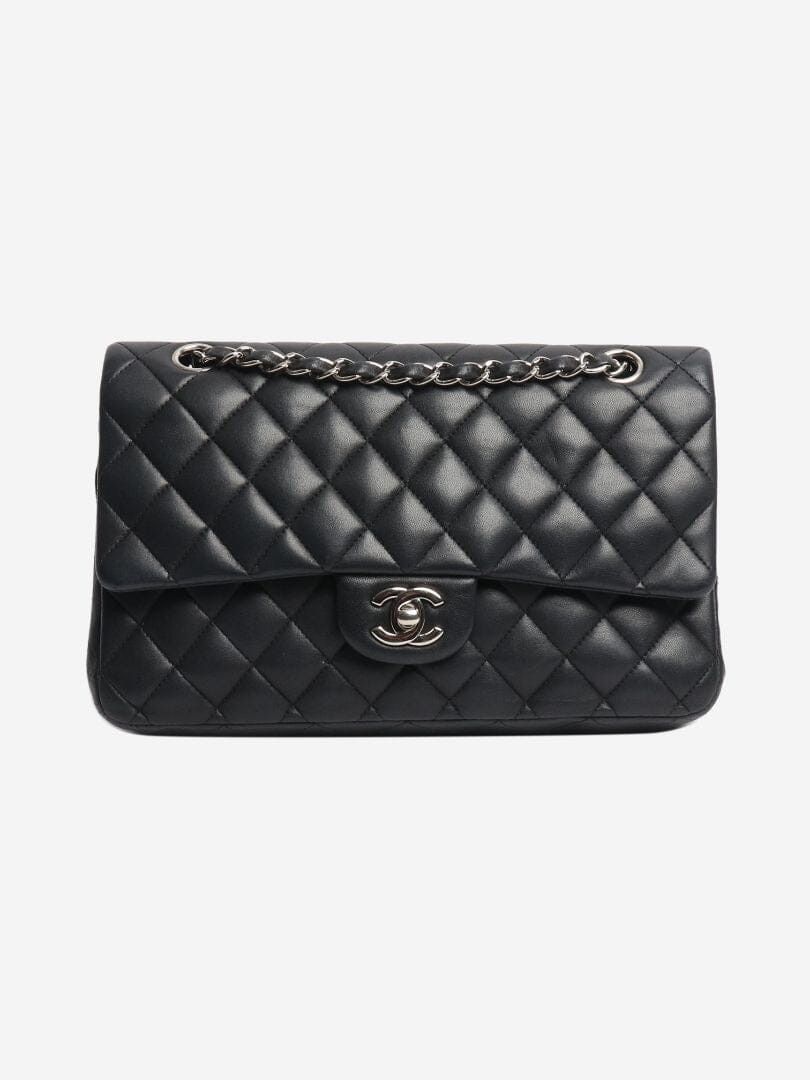 Chanel Black 2010 medium lambskin Classic Double Flap bag Size ONE SIZE - 1 Thumbnail