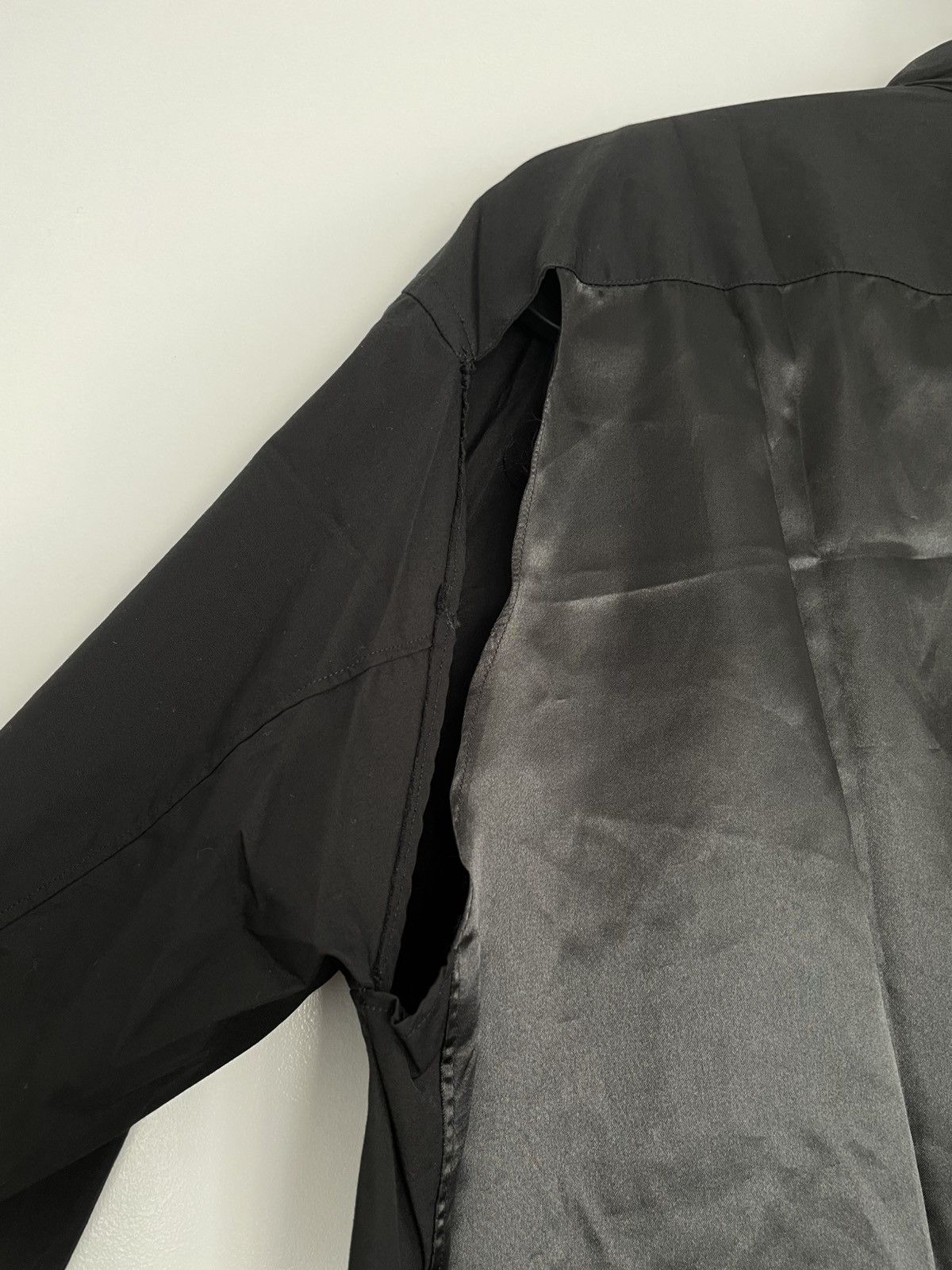 Comme des Garcons Black Comme des garcons satin-panelled shirt Size US M / EU 48-50 / 2 - 4 Thumbnail