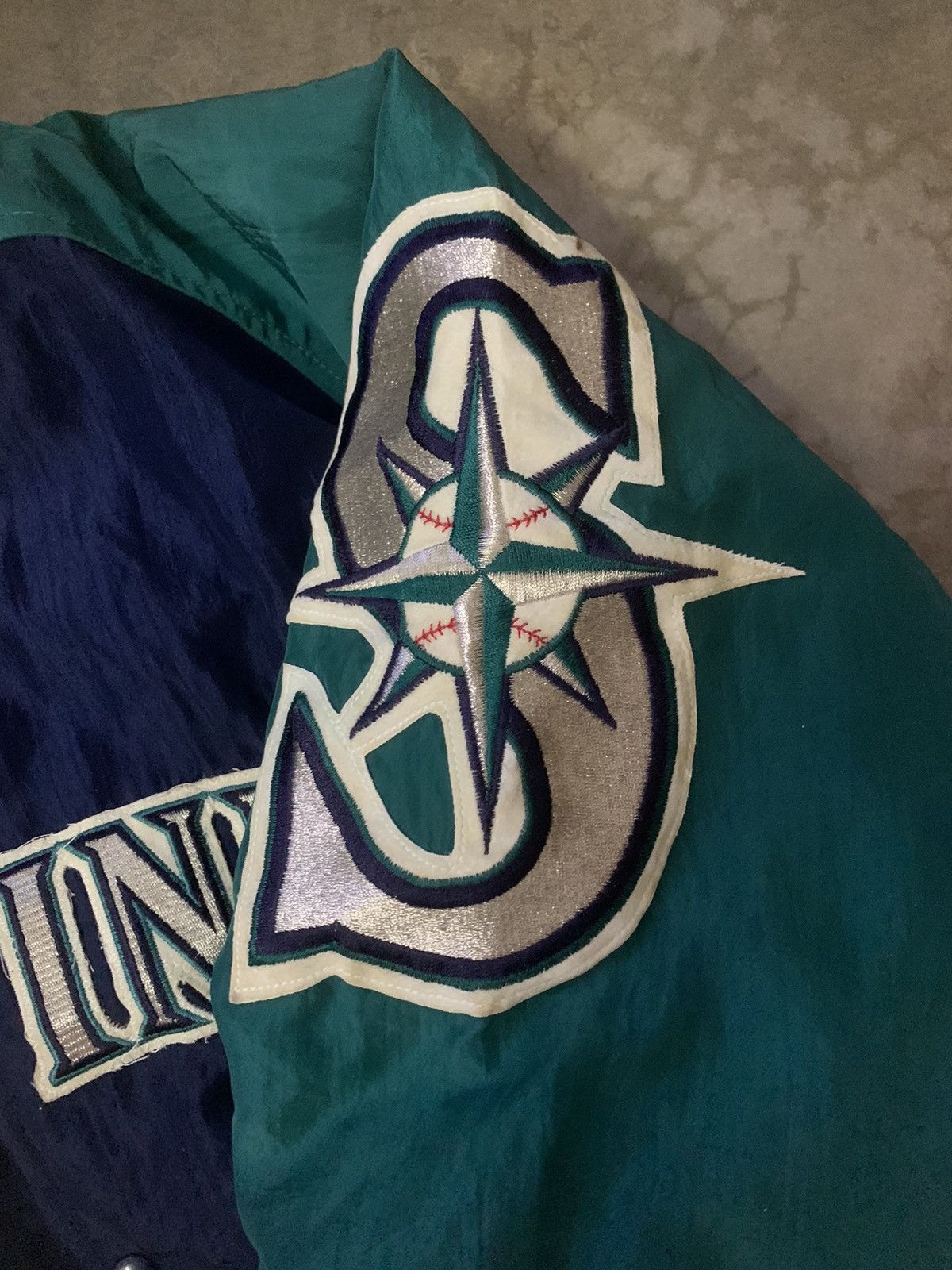 MLB × Starter Vintage Seatlle Mariners Baseball Jacket Size US L / EU 52-54 / 3 - 3 Thumbnail