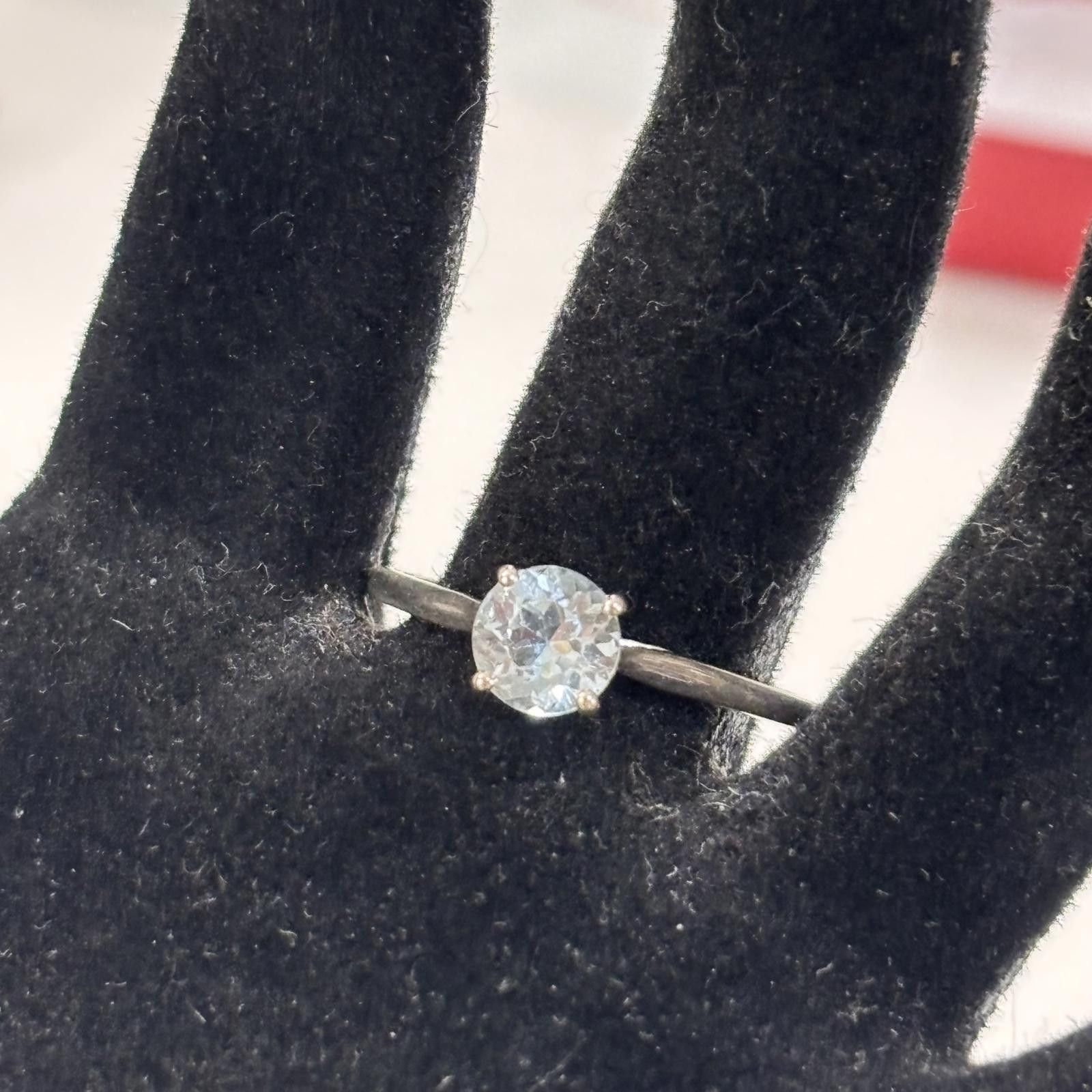 Other Sterling blue topaz ring sz 8 Size ONE SIZE - 1 Thumbnail