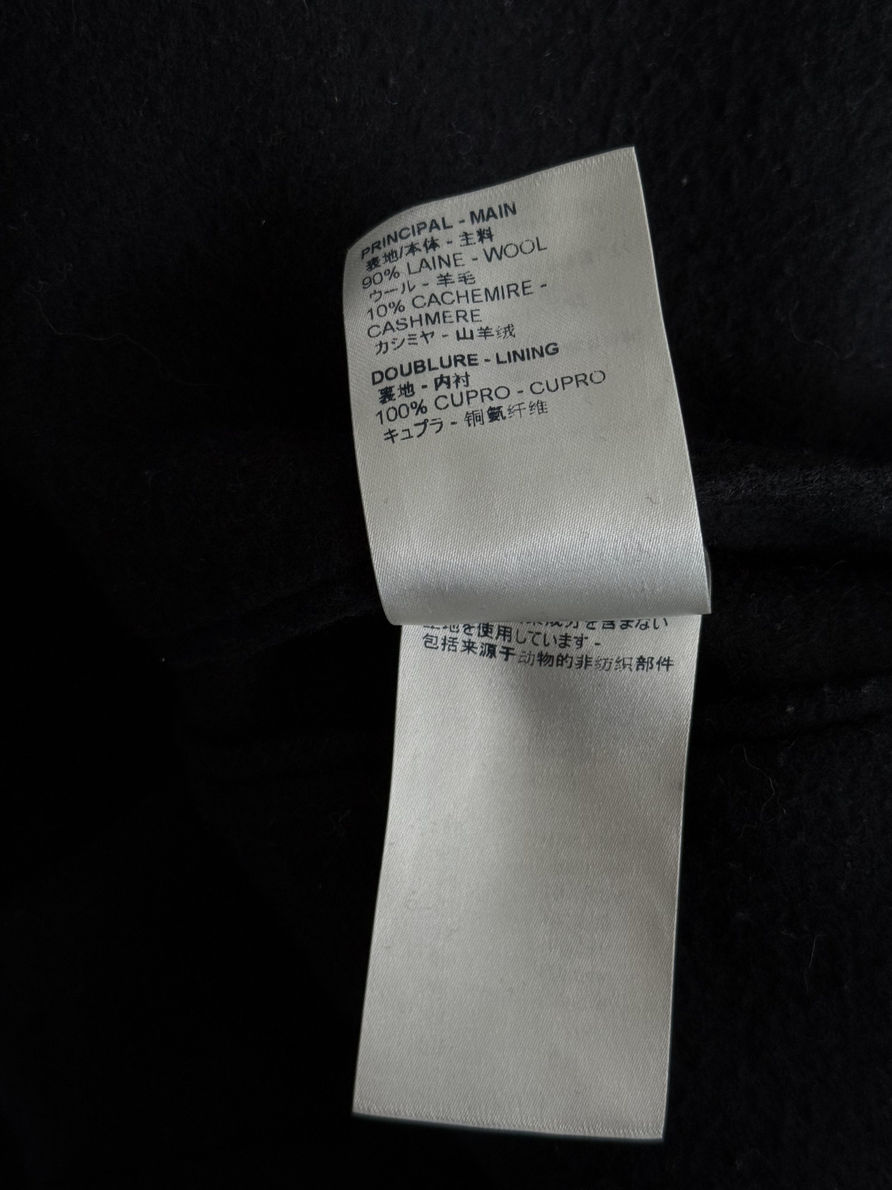 Louis Vuitton Louis Vuitton Black Wool Peacoat Size US M / EU 48-50 / 2 - 5 Thumbnail