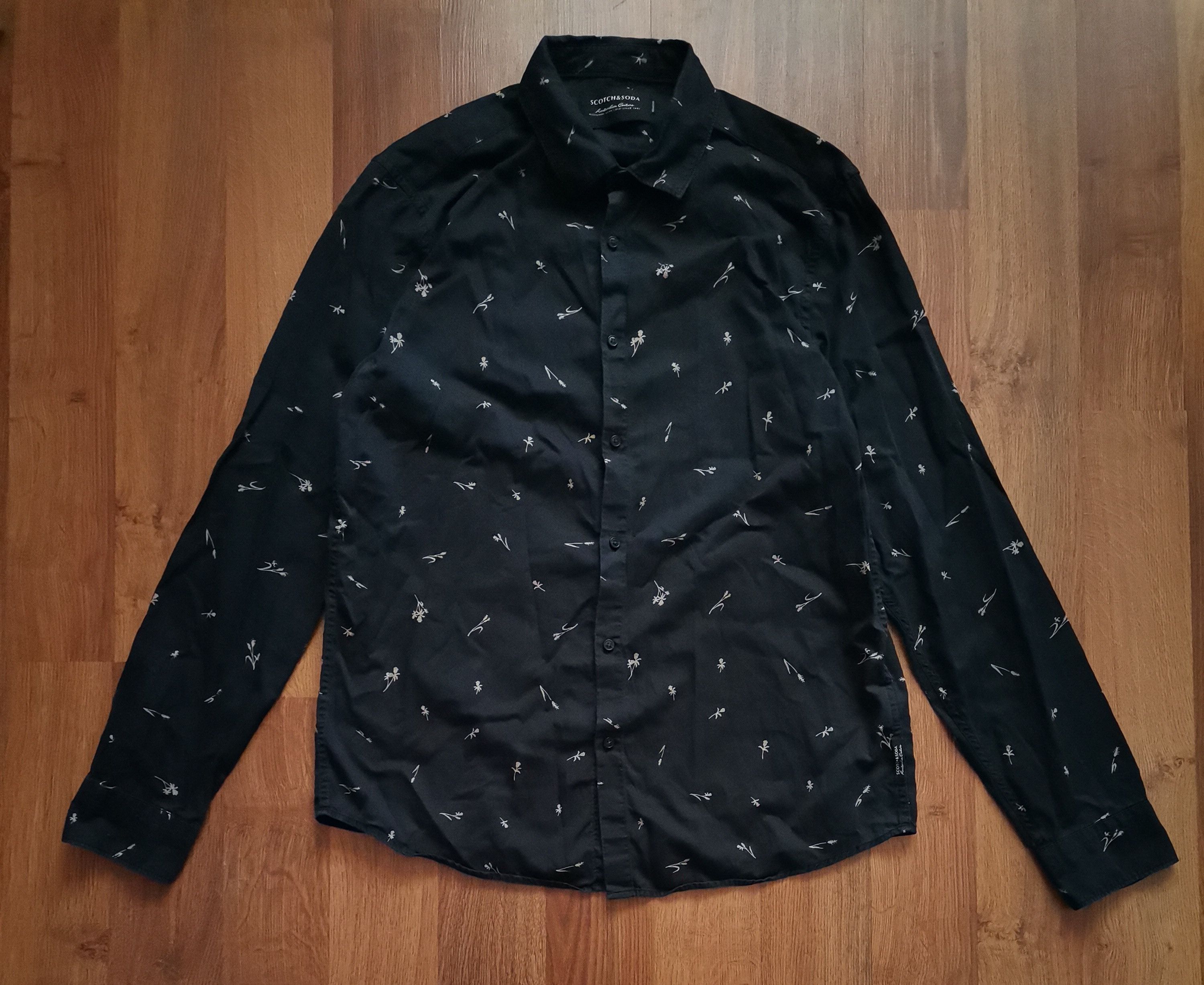Scotch & Soda Scotch & Soda Floral Shirt Size US L / EU 52-54 / 3 - 1 Thumbnail