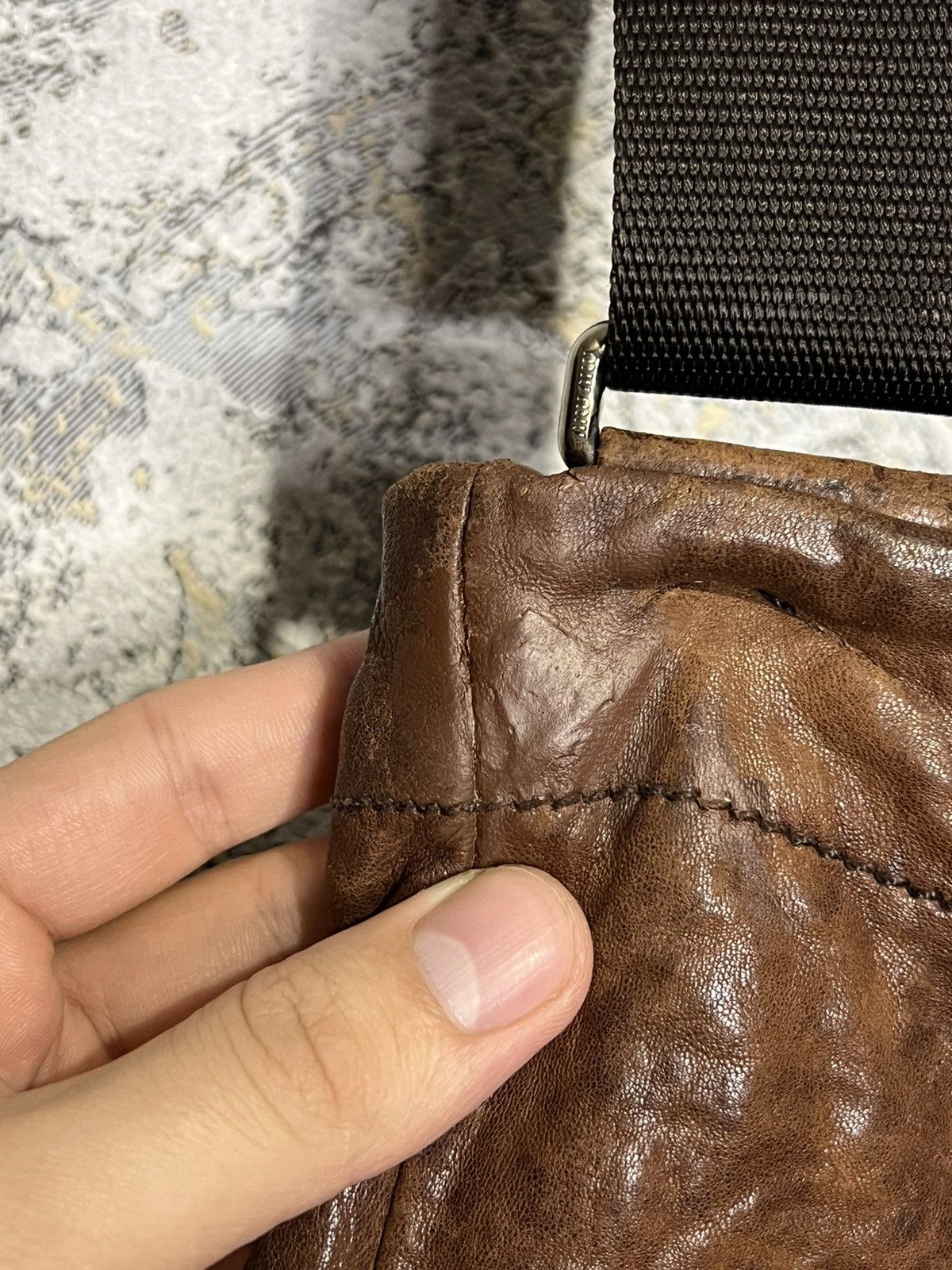 Miu Miu Vintage Miu Miu Crossbody Leather Bag Rare Size ONE SIZE - 12 Thumbnail