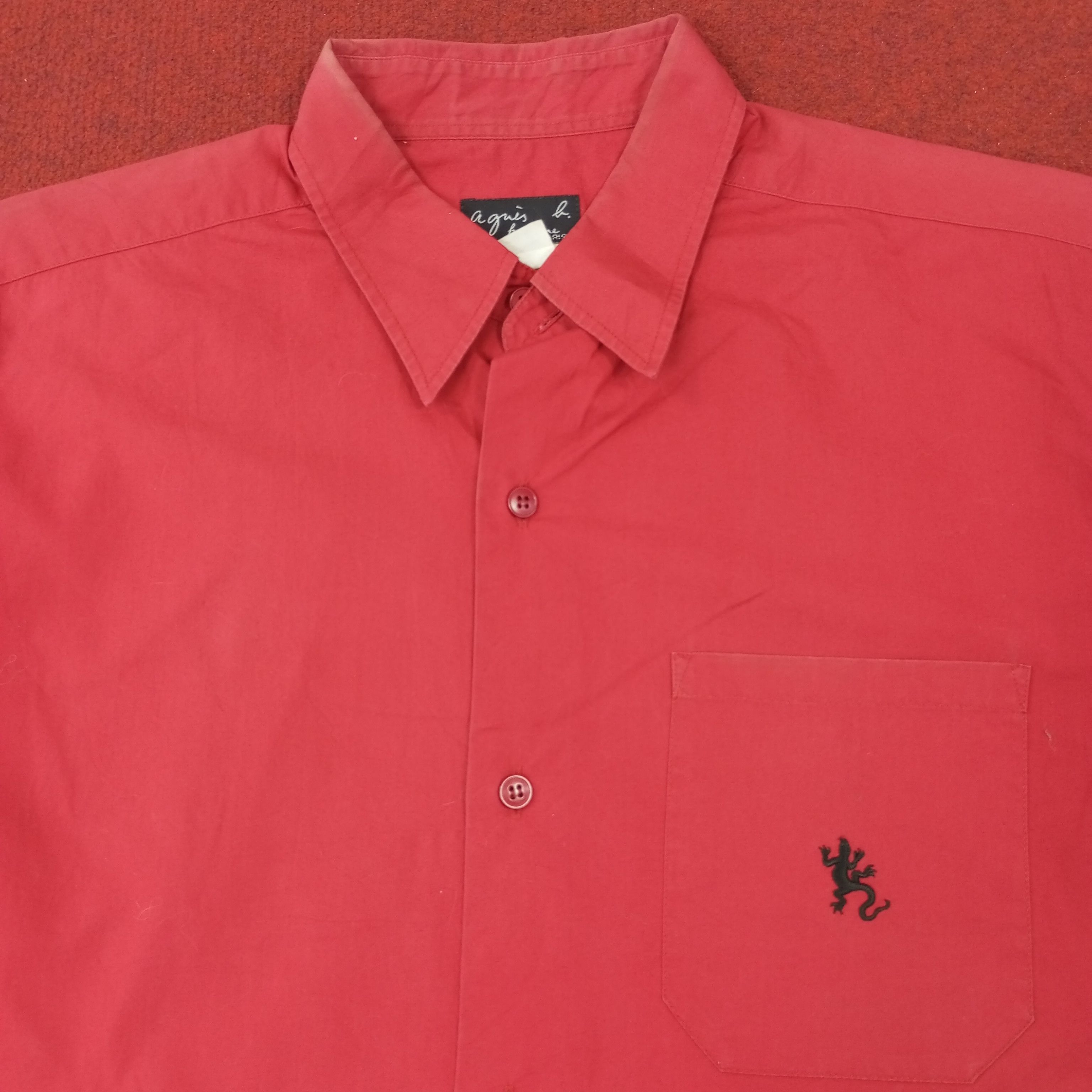 Designer × Vintage × agnes b. Agnes B Homme Paris Casual Shirt C219N57 Size US L / EU 52-54 / 3 - 2 Thumbnail