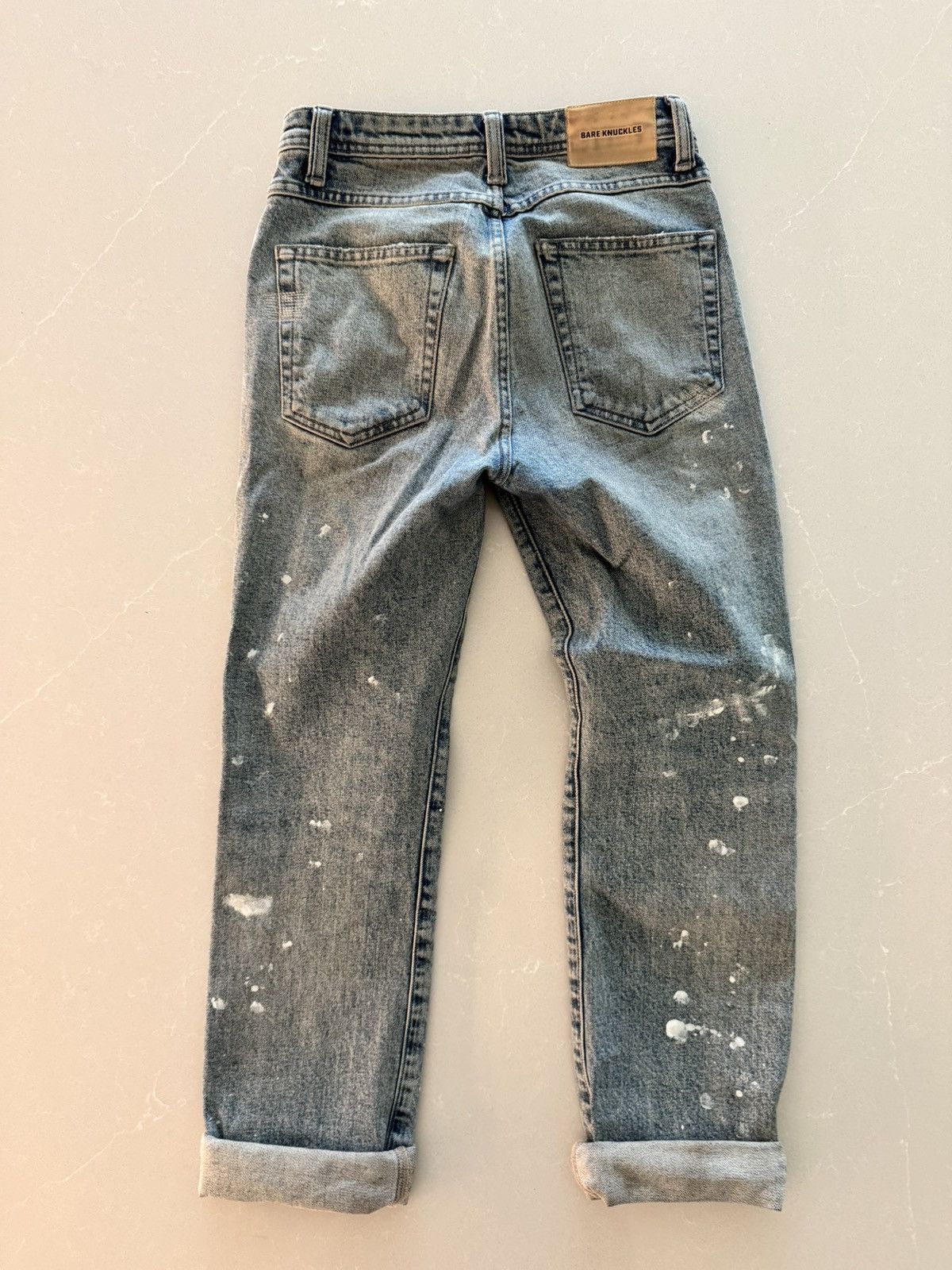 Bare Knuckles Bare Knuckles Paint Splattered Distressed Denim Size US 28 / EU 44 - 6 Thumbnail
