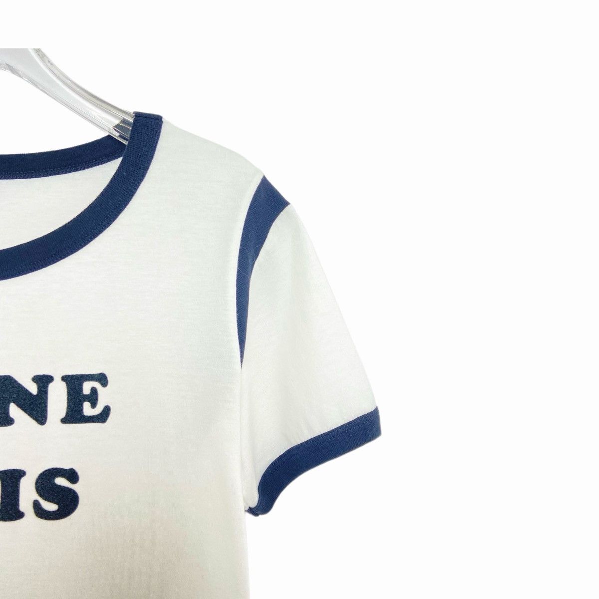 Celine CELINE Pullover Casual Cropped Short Sleeve Top K26WX Size S / US 4 / IT 40 - 3 Thumbnail