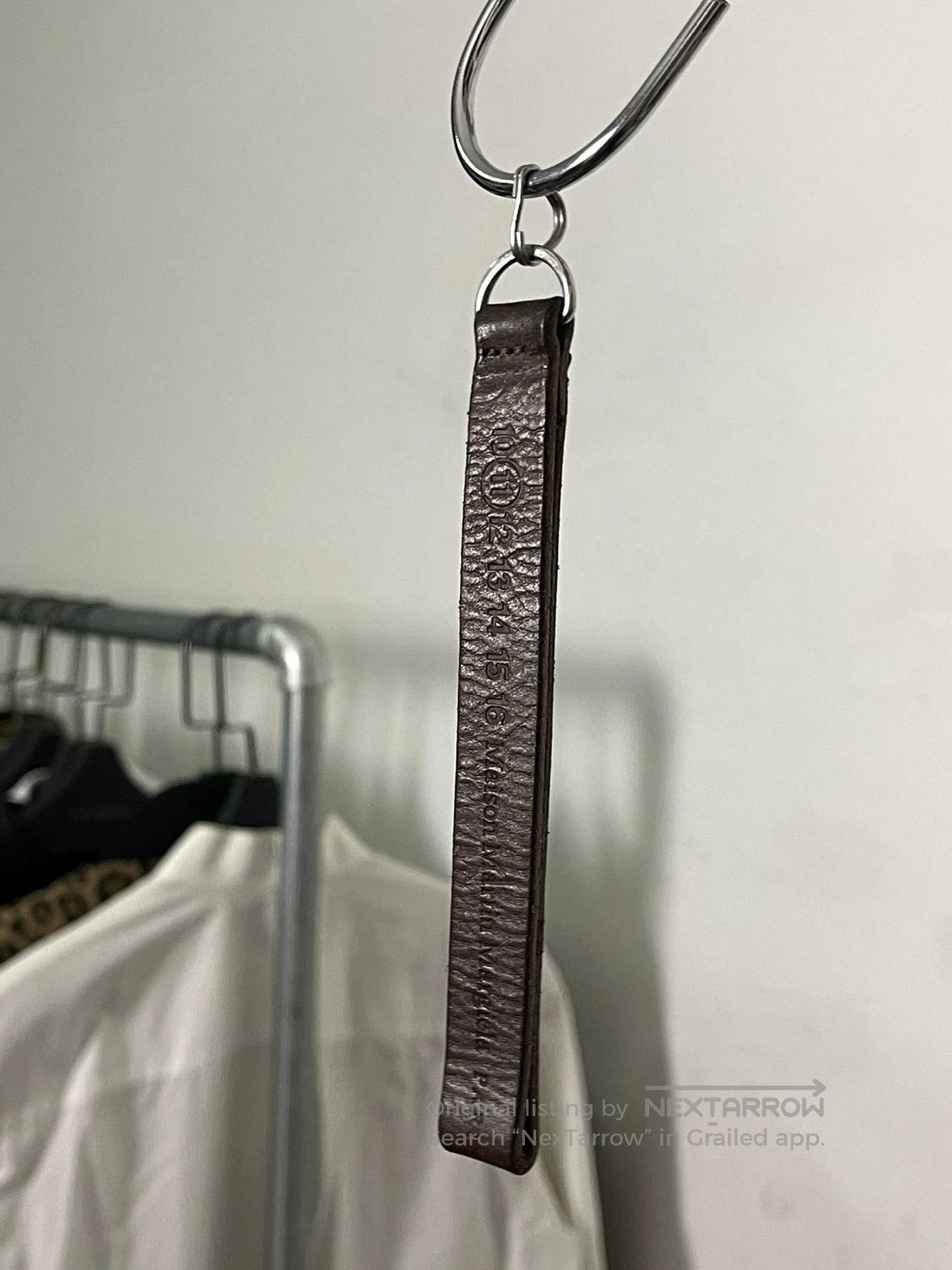 Maison Margiela Maison Martin Margiela Leather Keychain. Size ONE SIZE - 2 Thumbnail