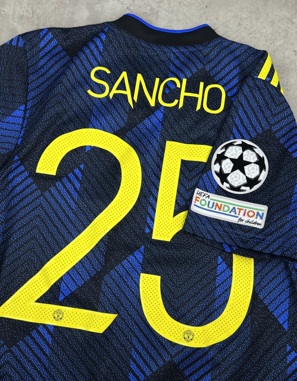 Adidas Manchester United Jersey Sancho #25 Adidas Champions League Size US S / EU 44-46 / 1 - 8 Thumbnail