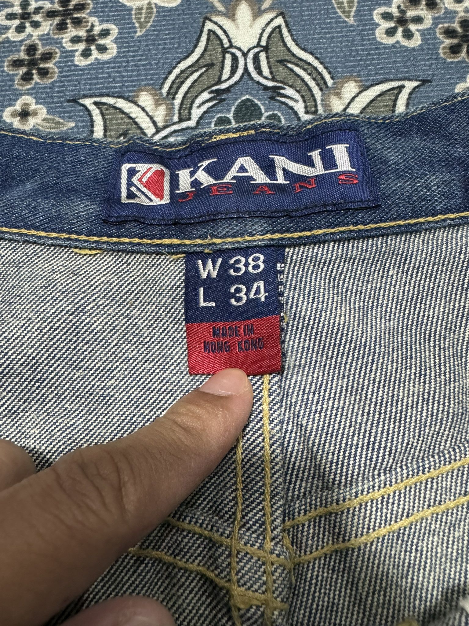 Karl Kani × Vintage Vintage 90's Karl Kani Tupac Baggy Skateboard Hip Hop Jeans Size US 38 / EU 54 - 7 Thumbnail