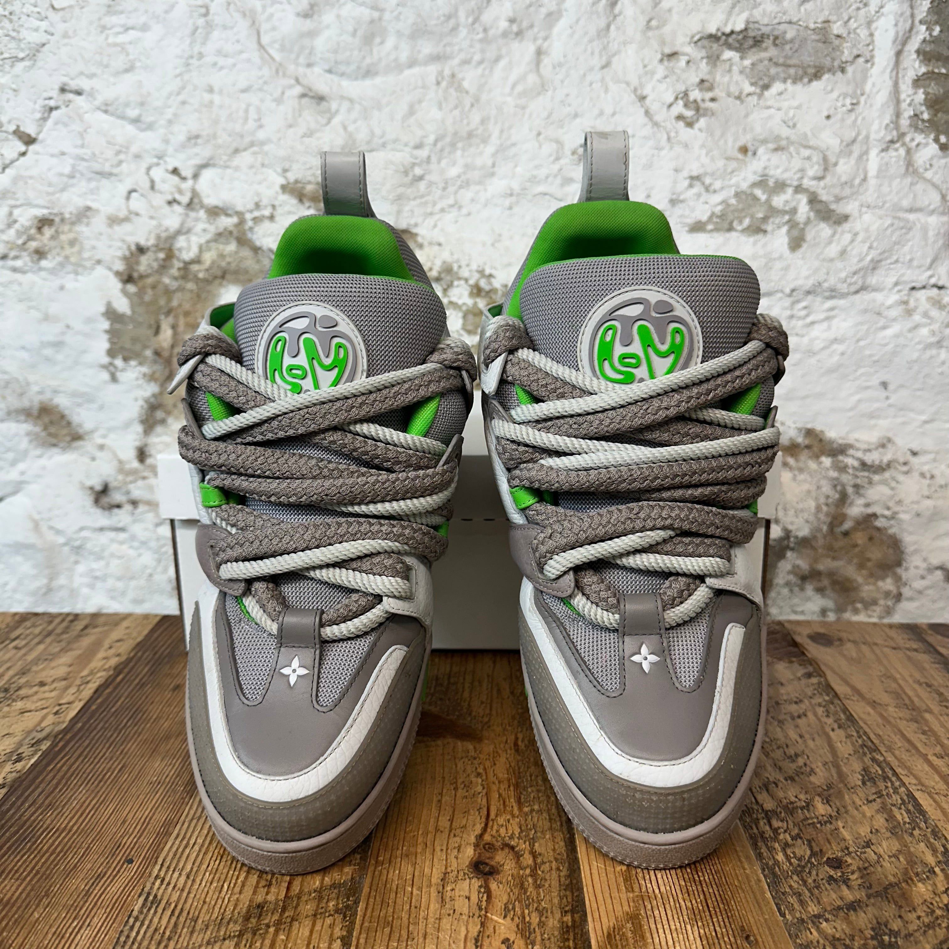 Louis Vuitton Louis Vuitton Colm Dillane Green Gray Skate Sz 10.5 (9LV) Size US 10.5 / EU 43-44 - 3 Thumbnail