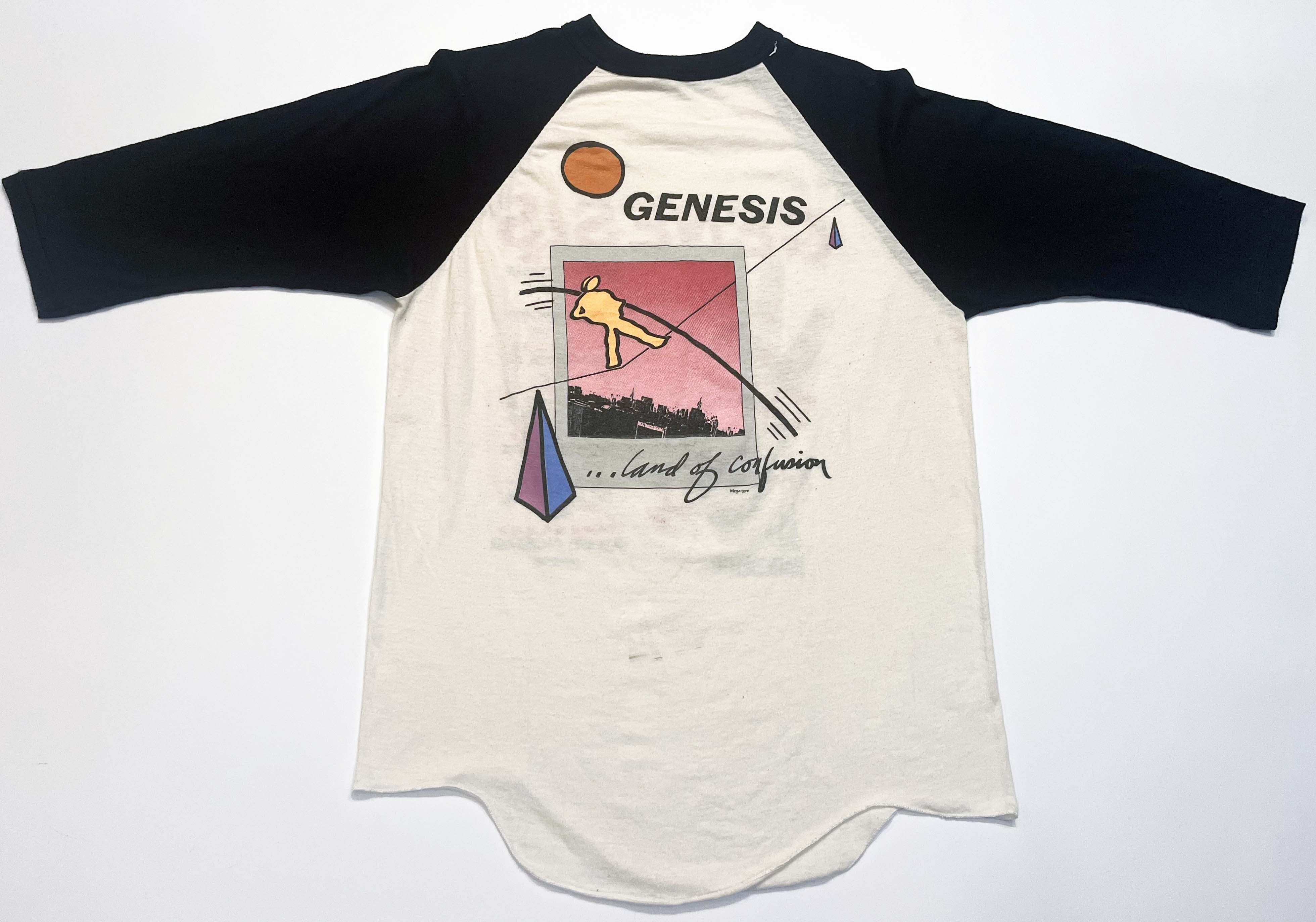 Vintage Vintage Genesis Invisible Touch 1986 Tour Band Raglan Shirt Size US L / EU 52-54 / 3 - 4 Thumbnail