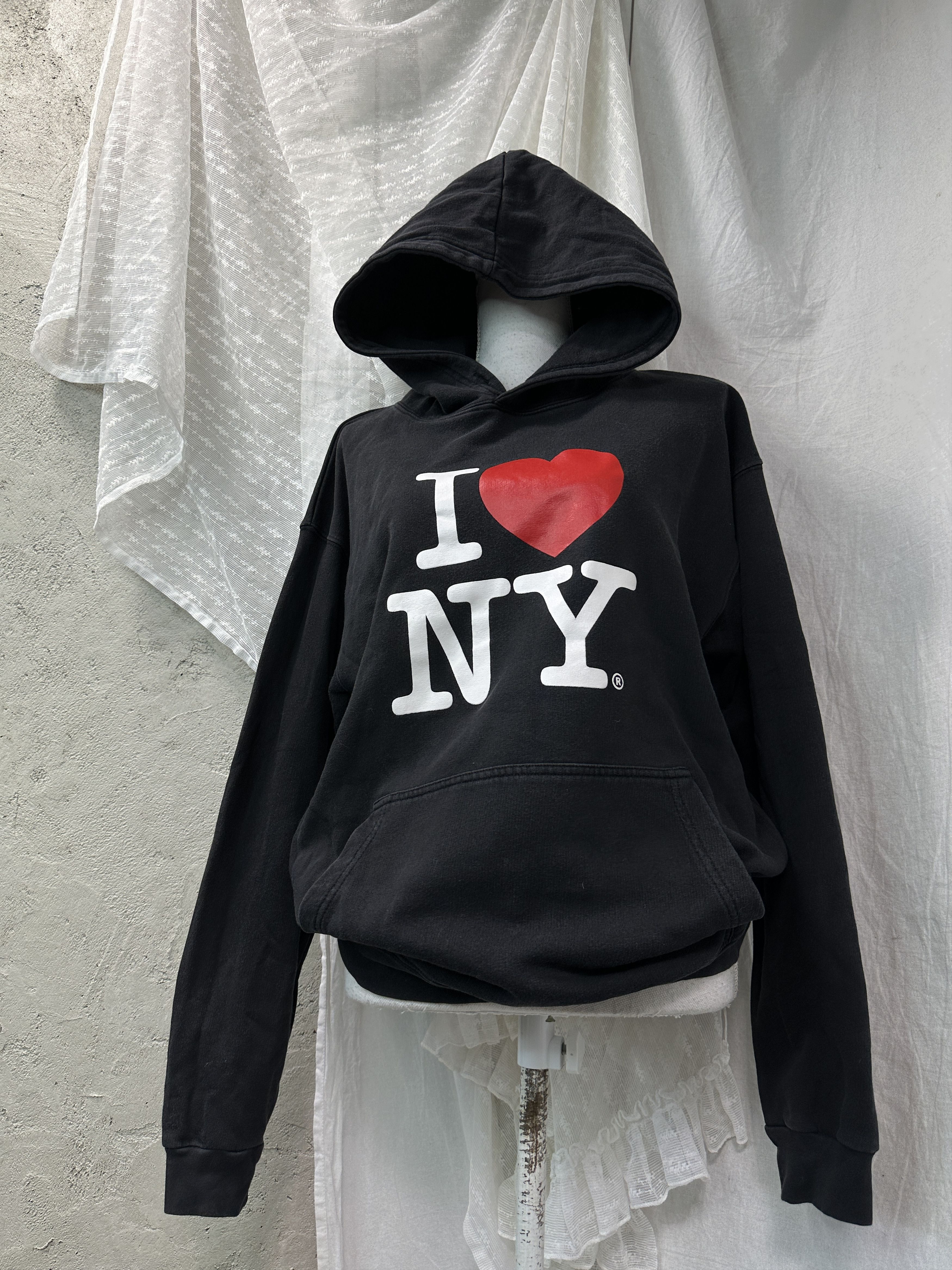 Vintage Vintage Streetwear Sporty I Love NY Oversize Hoodie Y2K Size US L / EU 52-54 / 3 - 1 Thumbnail