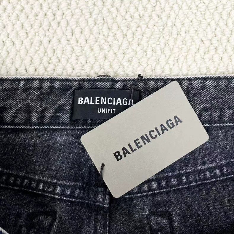 Balenciaga Balenciaga Black Waistband Lettering Jeans-2506 Size US 44 / EU 60 - 3 Thumbnail