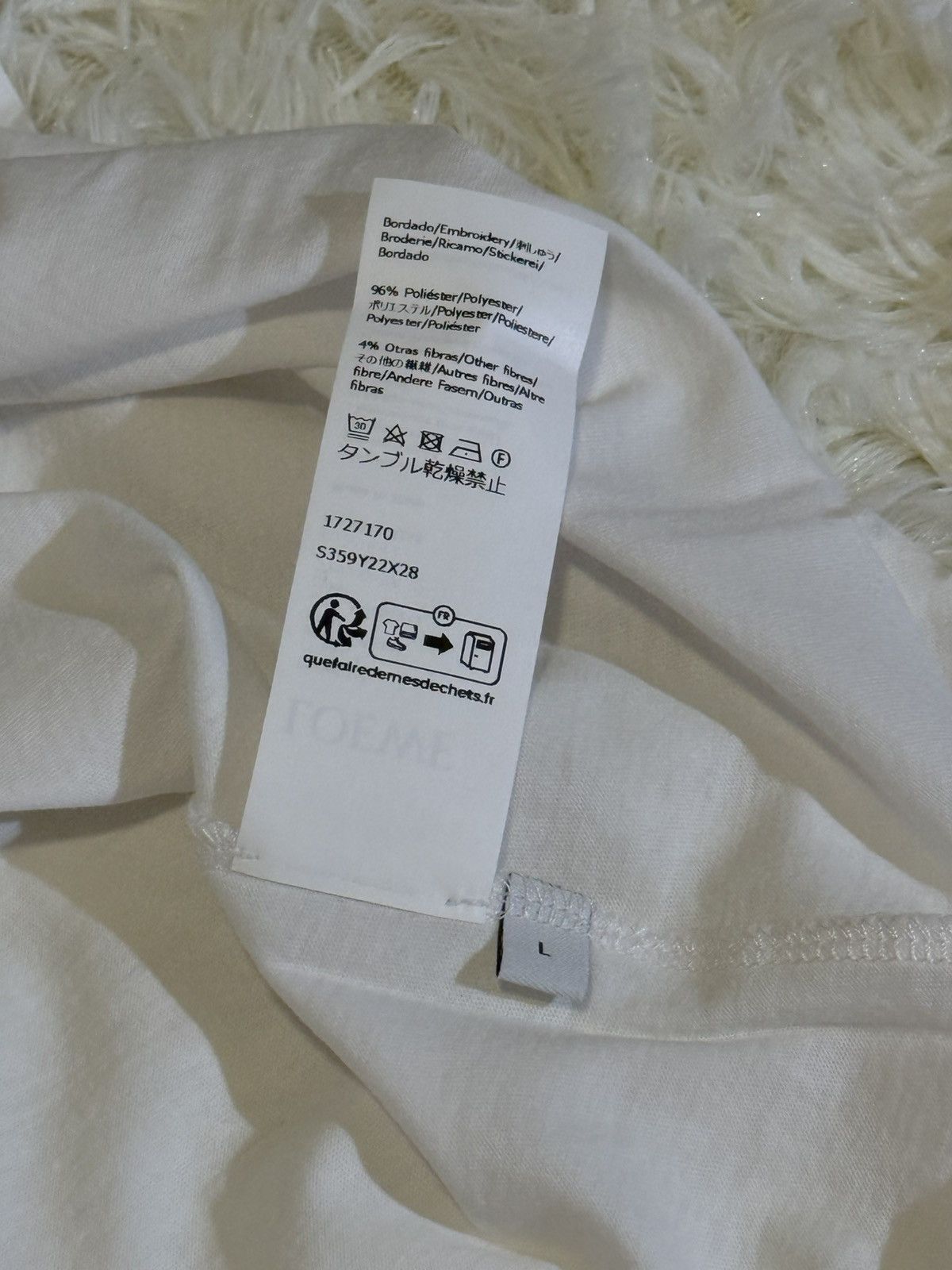 Loewe Loewe white crop top Size L / US 10 / IT 46 - 6 Thumbnail