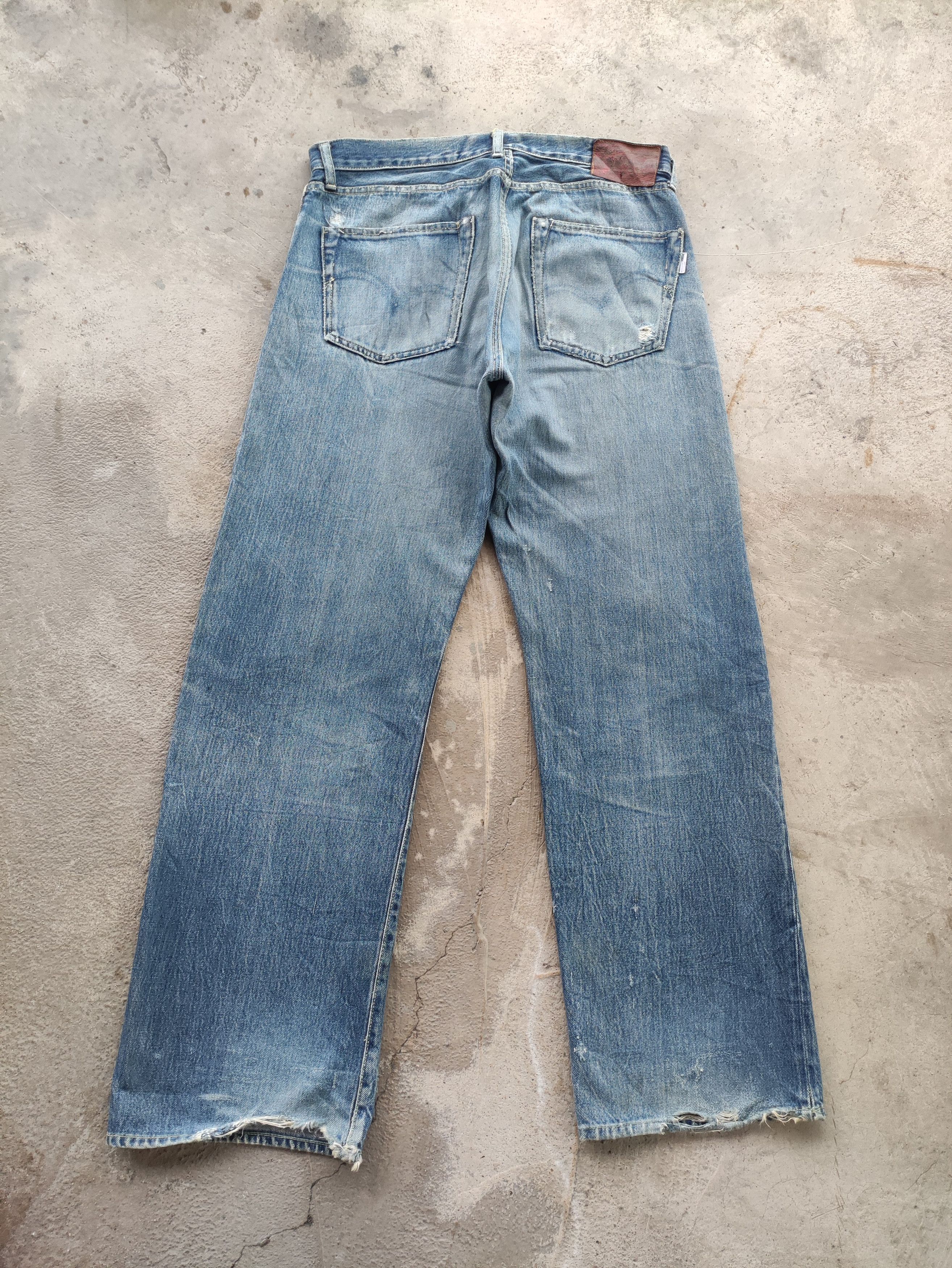 Studio D'Artisan Vintage Studio D Artisan Button Baggy Selvedge Distressed Size US 34 / EU 50 - 9 Thumbnail