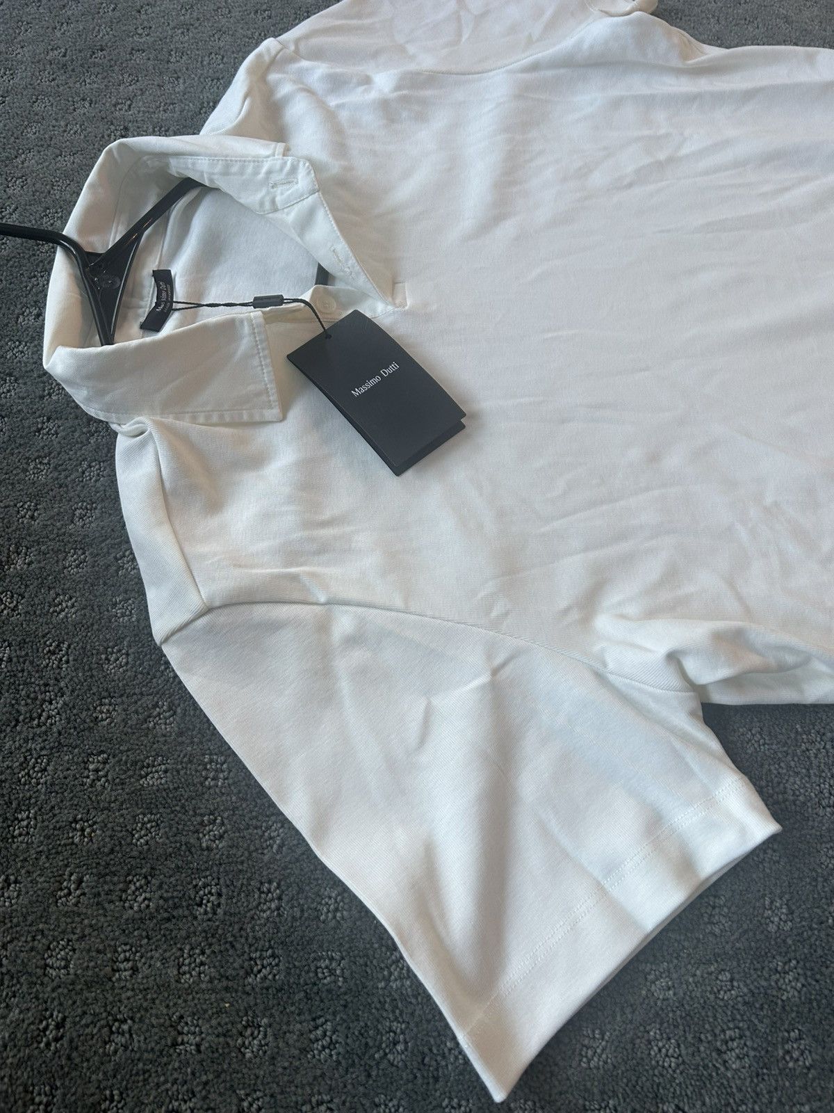 Massimo Dutti Brand New with Tags Massimo Dutti White Collared Shirt Size US M / EU 48-50 / 2 - 2 Thumbnail