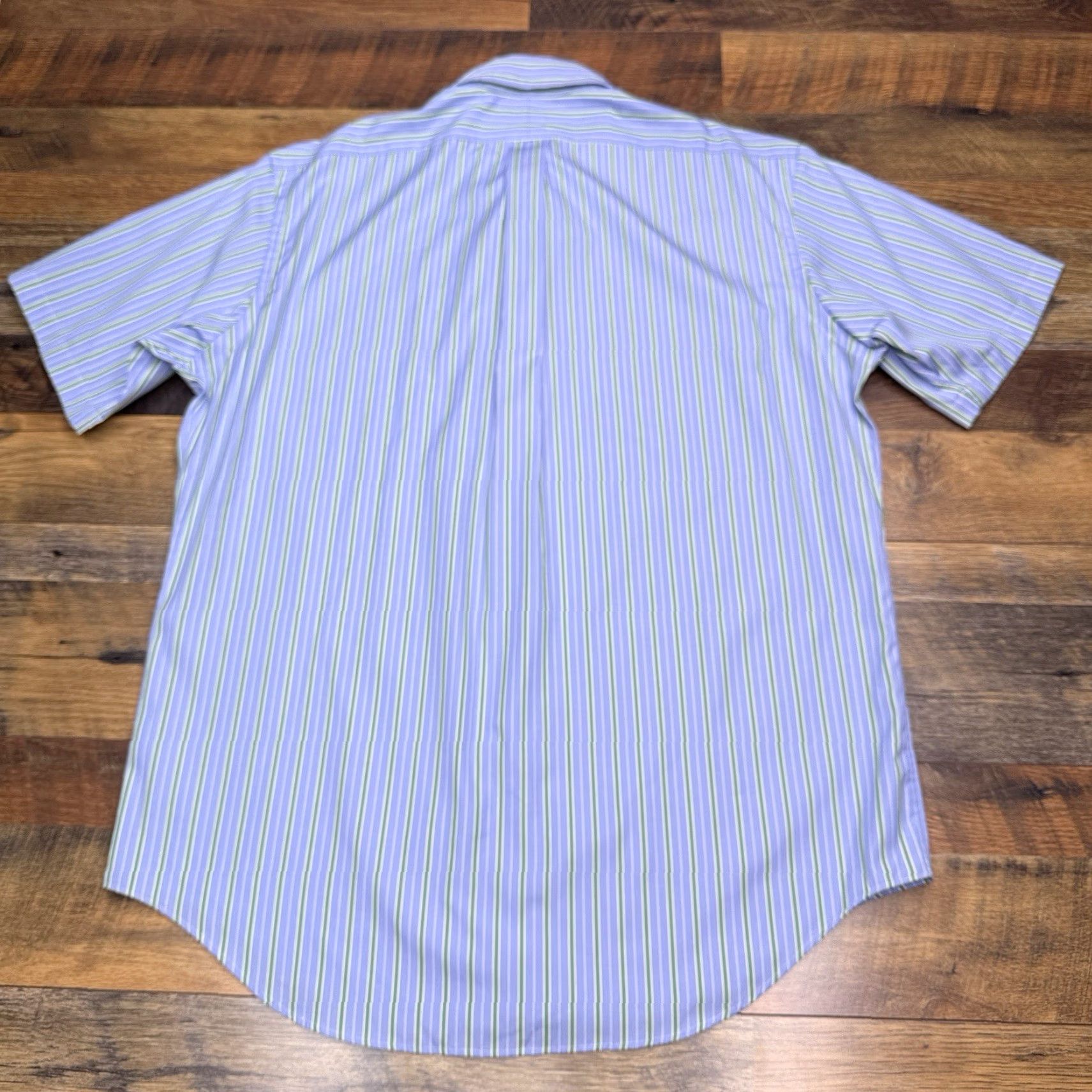 Ralph Lauren Ralph Lauren Classic Fit Shirt Mens Large Blue Green Striped Button-Up Size US L / EU 52-54 / 3 - 3 Thumbnail