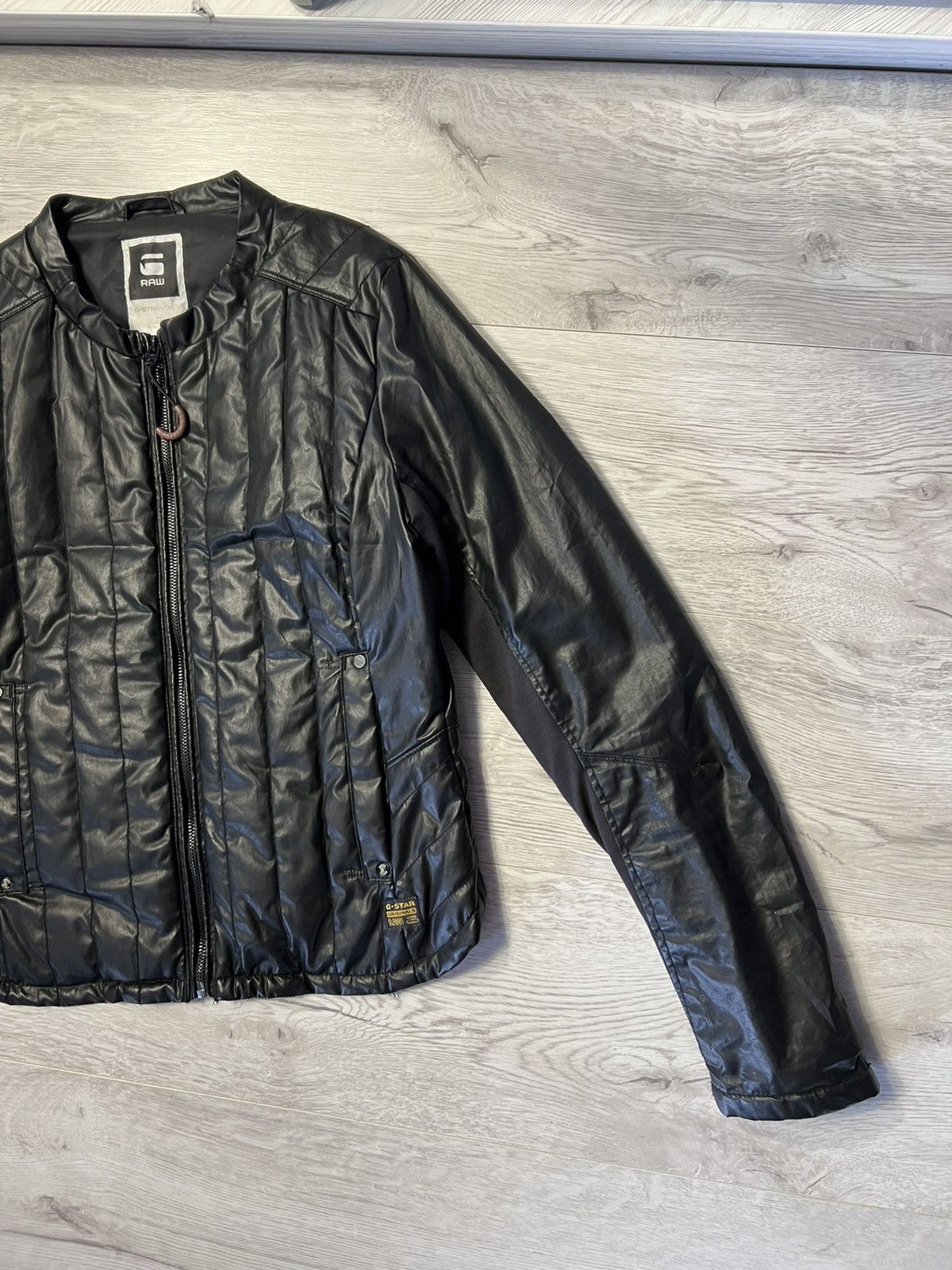 G-Star Vintage G-Star Raw Ocean Quilted Biker Jacket Women’s Size M Size M / US 6-8 / IT 42-44 - 8 Thumbnail