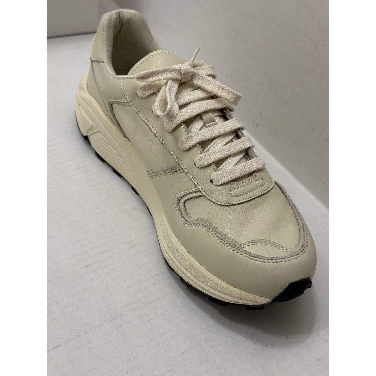 Common Projects COMMON PROJECTS PREMIUM RUNNER OFF WHITE SNEAKER Size US 9 / EU 42 - 14 Thumbnail