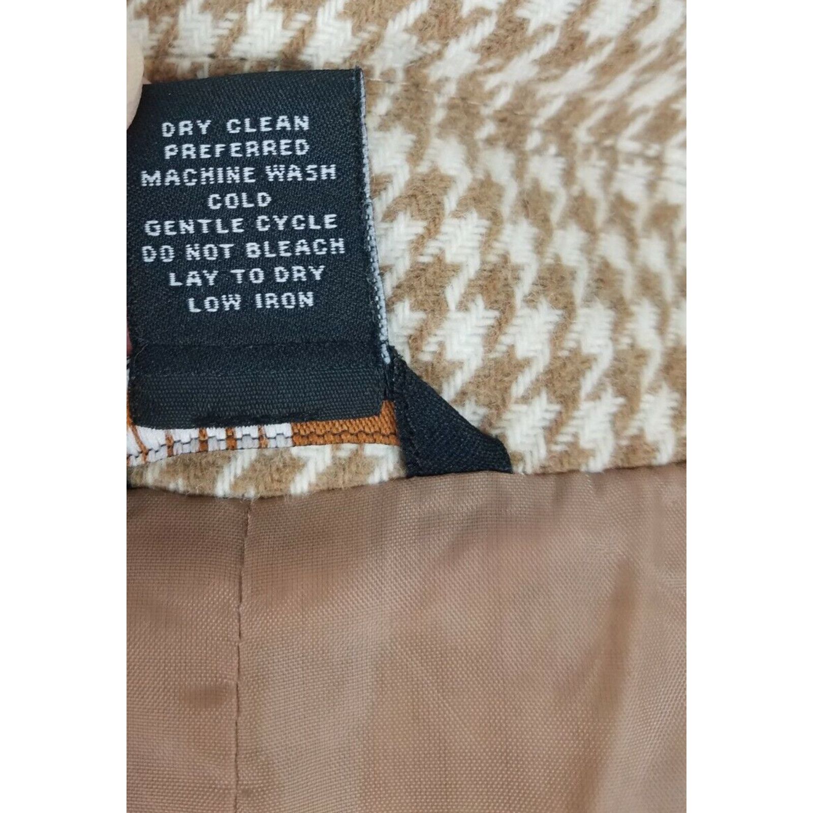 Vintage Vtg Robert Louis Houndstooth Wool Jacket Blazer Belted Size M / US 6-8 / IT 42-44 - 11 Thumbnail