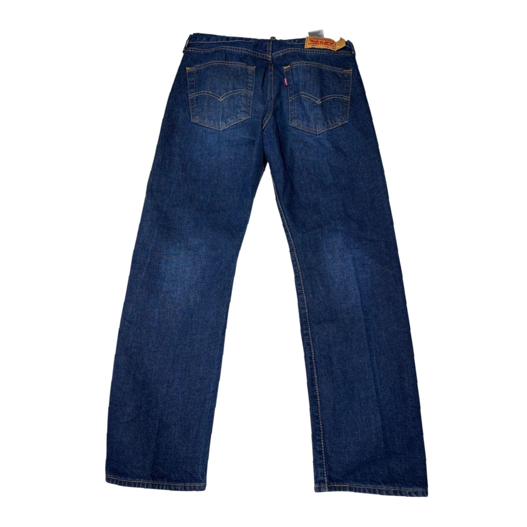 Levi's Levi's 501 Jeans Mens Dark Wash Button Fly Straight Leg W32 L29 Size US 32 / EU 48 - 7 Thumbnail