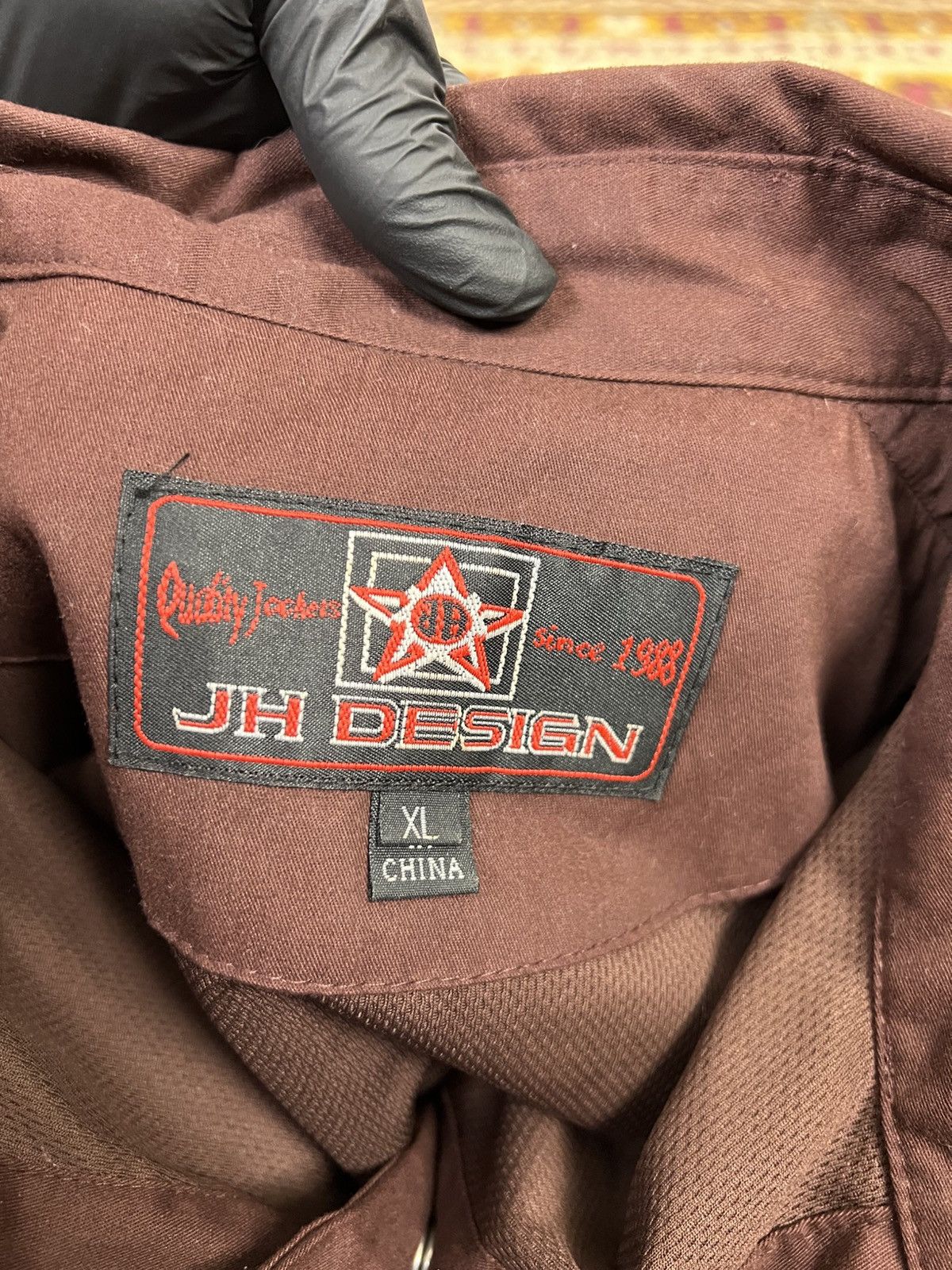 JH Design Vintage JH Design Snickers Moto Y2K brown Travis shirt Size US XL / EU 56 / 4 - 16 Thumbnail