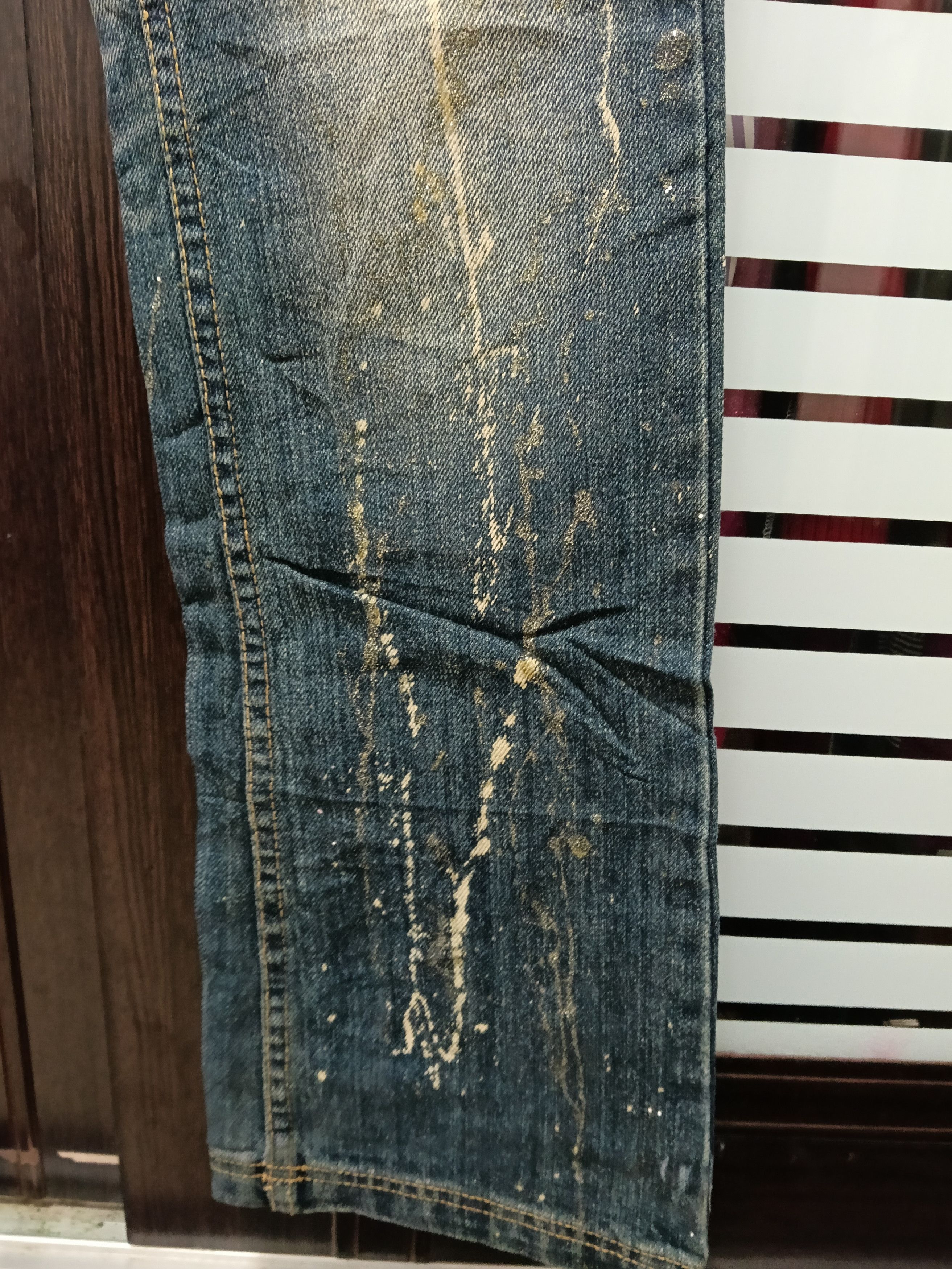 Japanese Brand 💥Flared Bootcut Wild Party Japanese Denim💥 Size US 31 - 7 Thumbnail